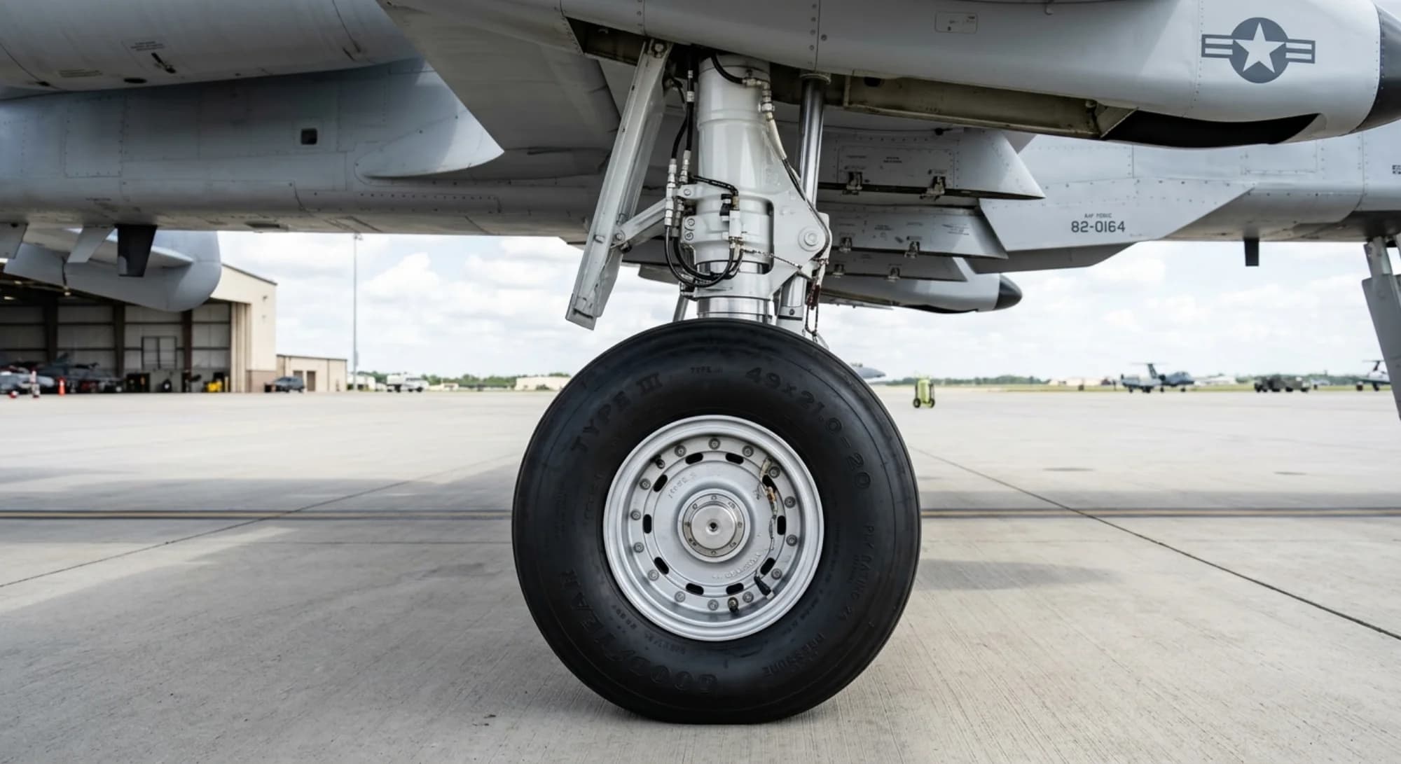 Republic Aviation A-10 Thunderbolt II 1972 - Landing Gear view