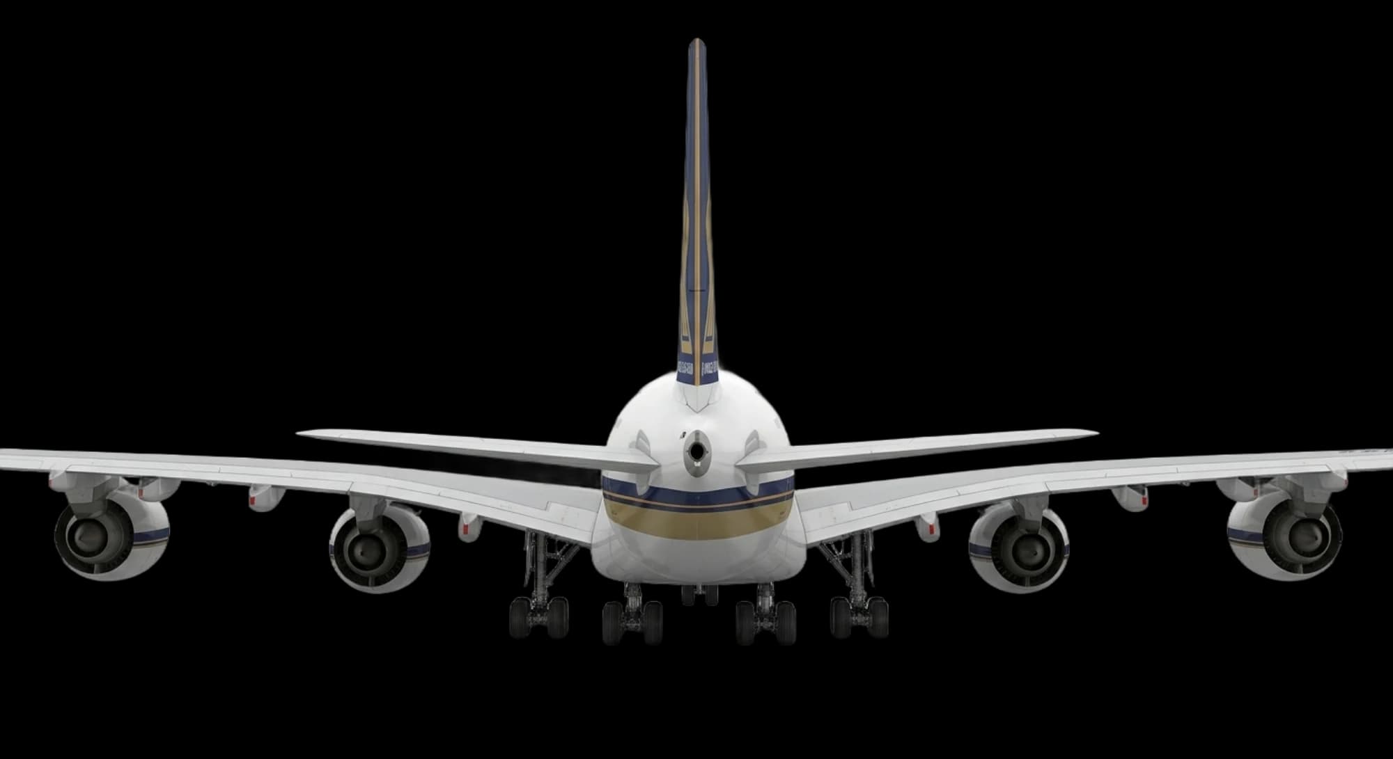 2005 Airbus Airbus A380 - Rear - Airliner aircraft
