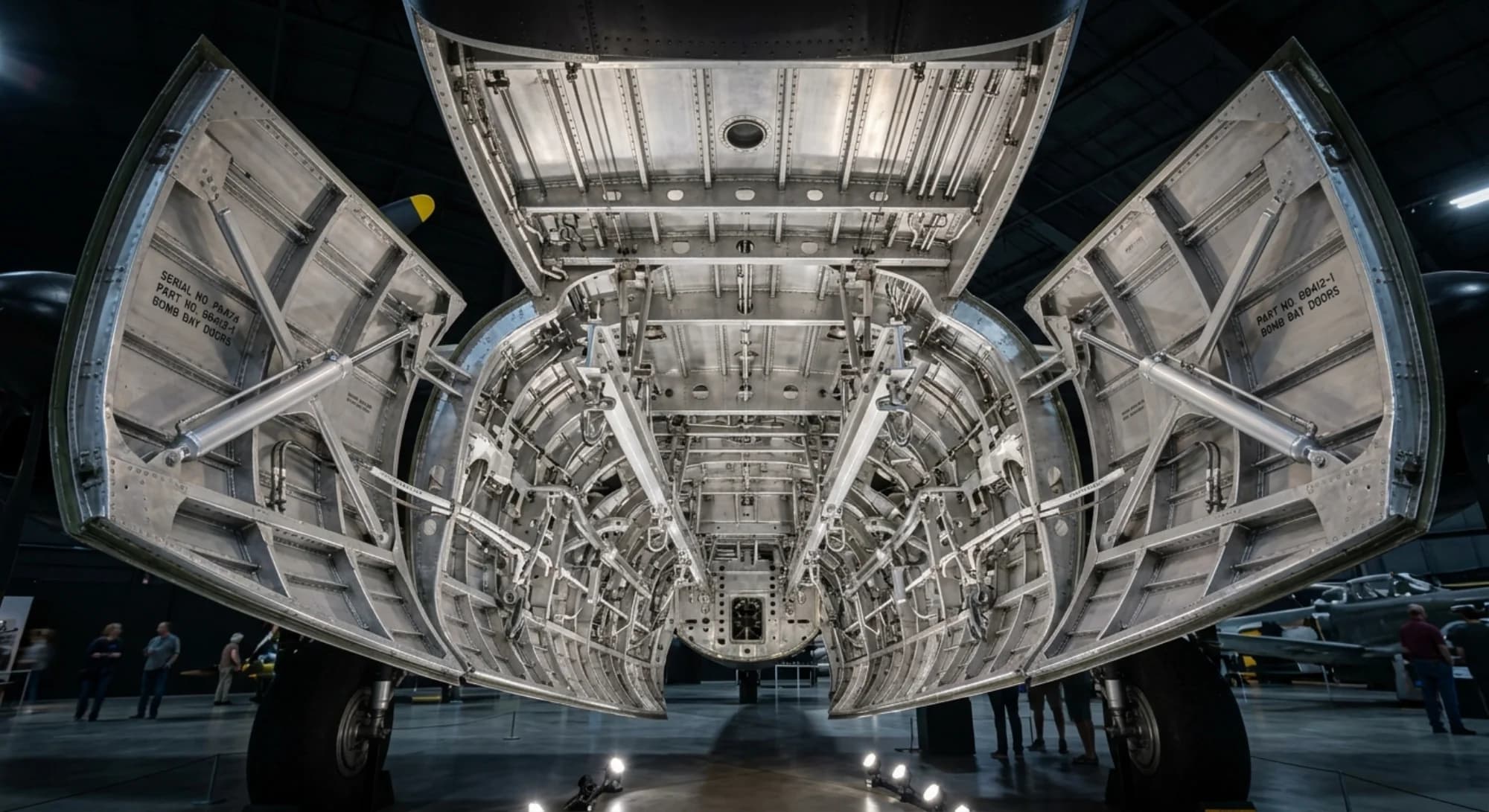 Avro Lancaster 1941 - Bomb Bay view