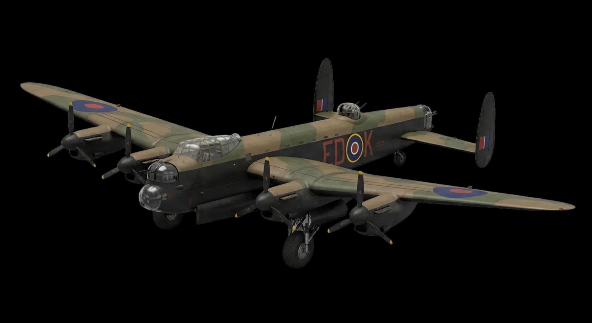 Avro Lancaster 1941 - Front 3/4 view