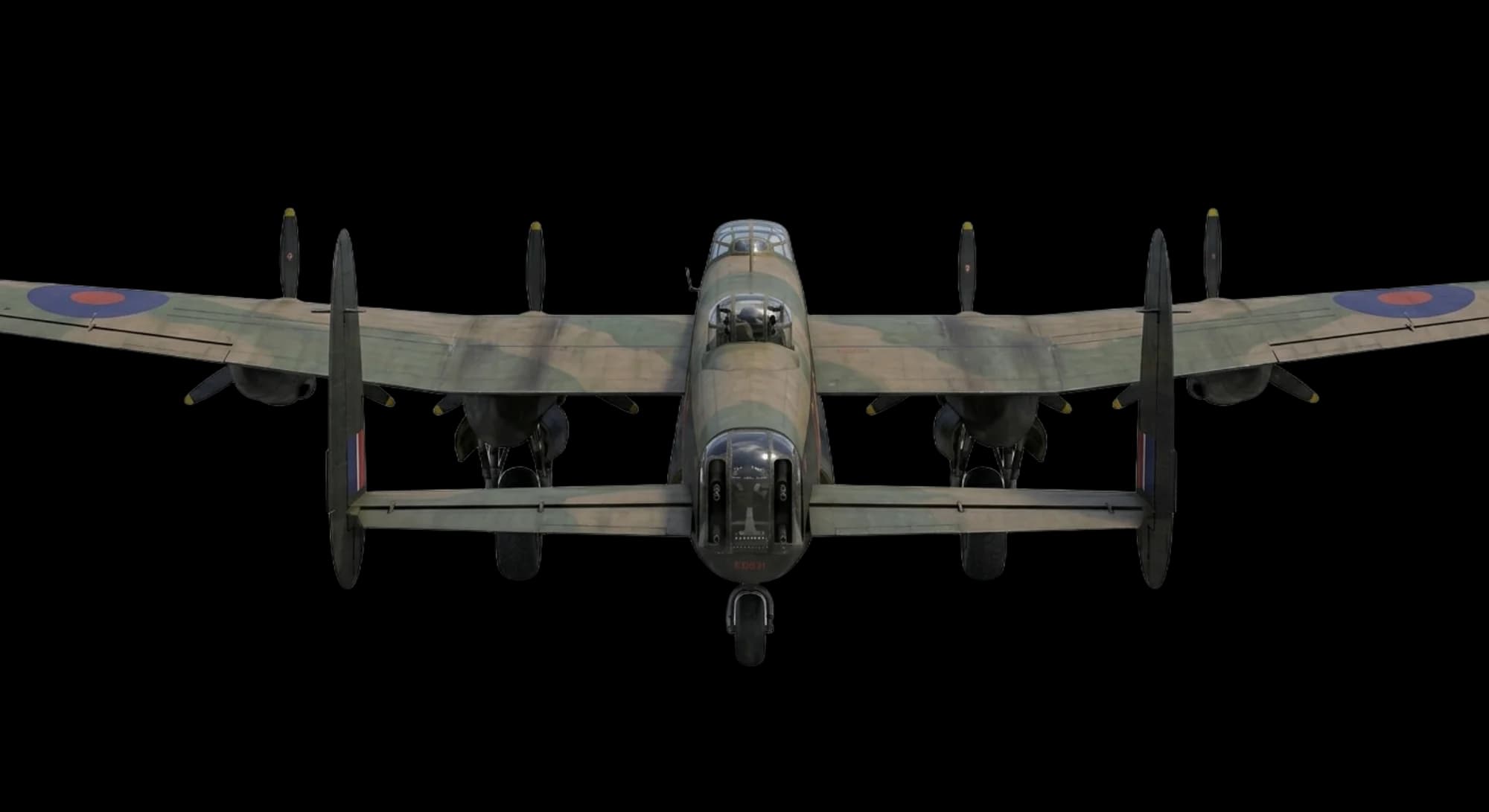 1941 Avro Lancaster - Rear - Bomber aircraft