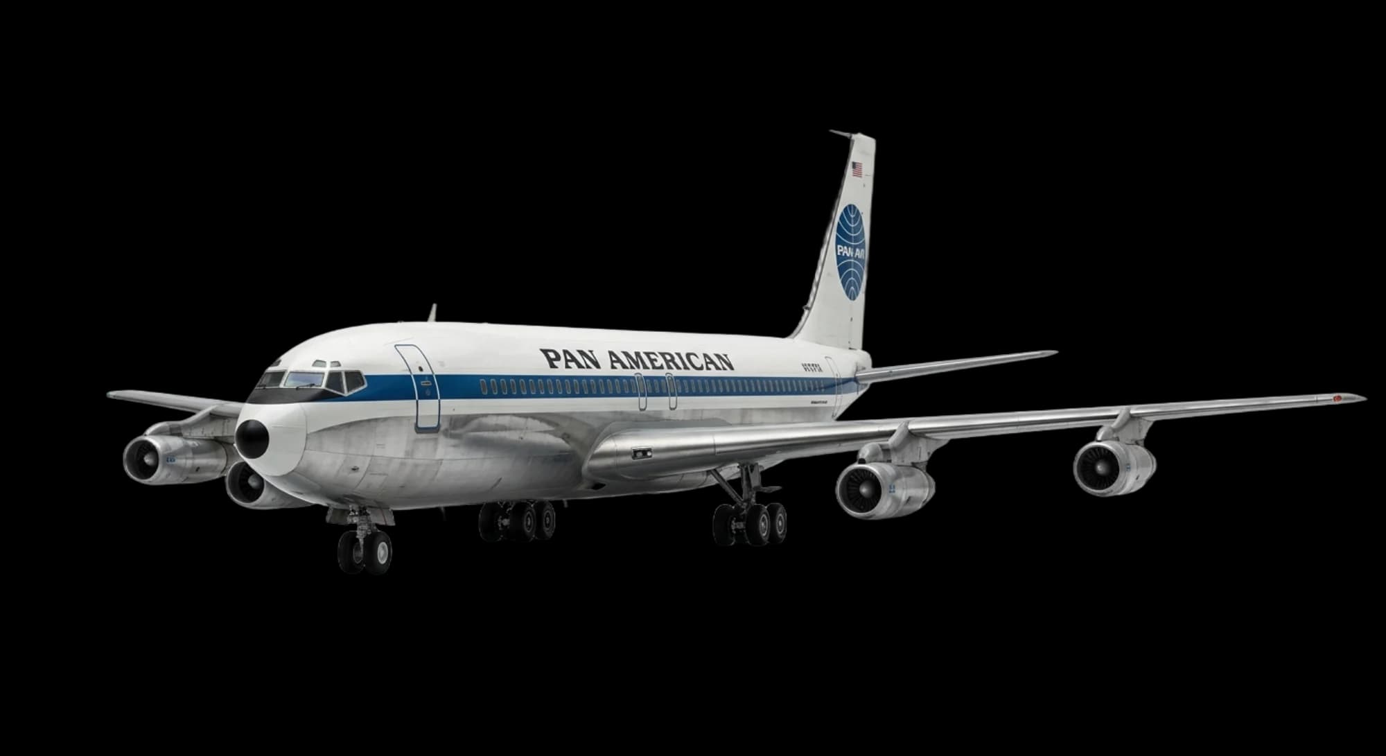 Boeing Boeing 707 1957 - Front 3/4 view