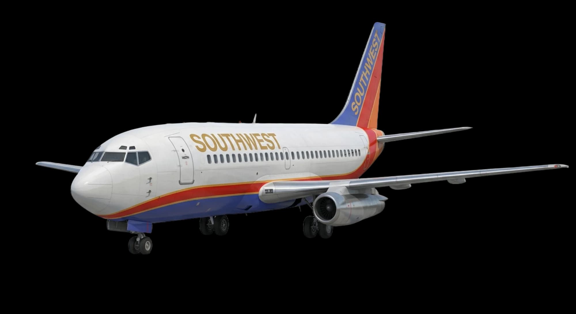 Boeing 737 1967 - Front 3/4 view