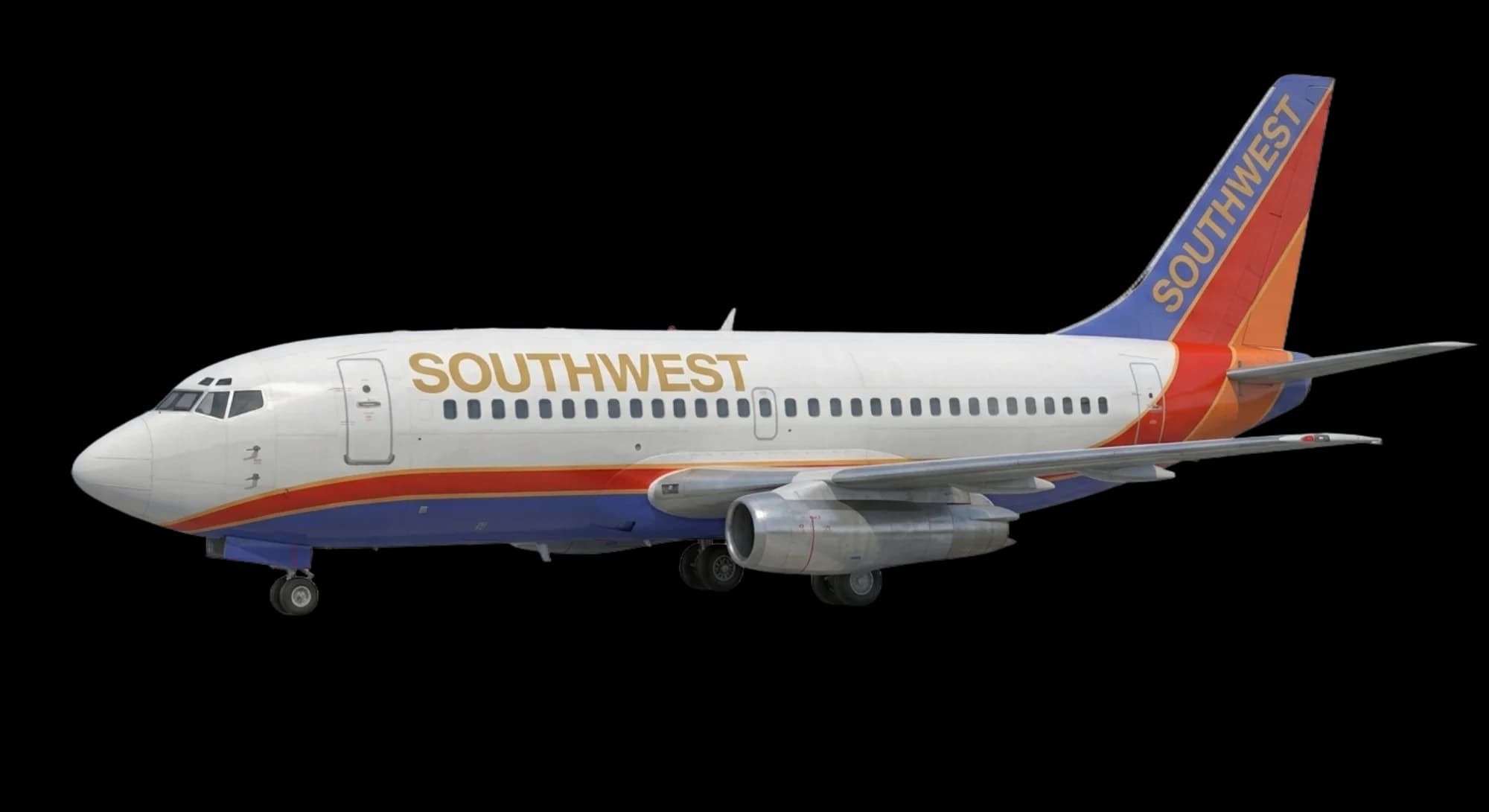 Boeing 737 1967 - Profile view