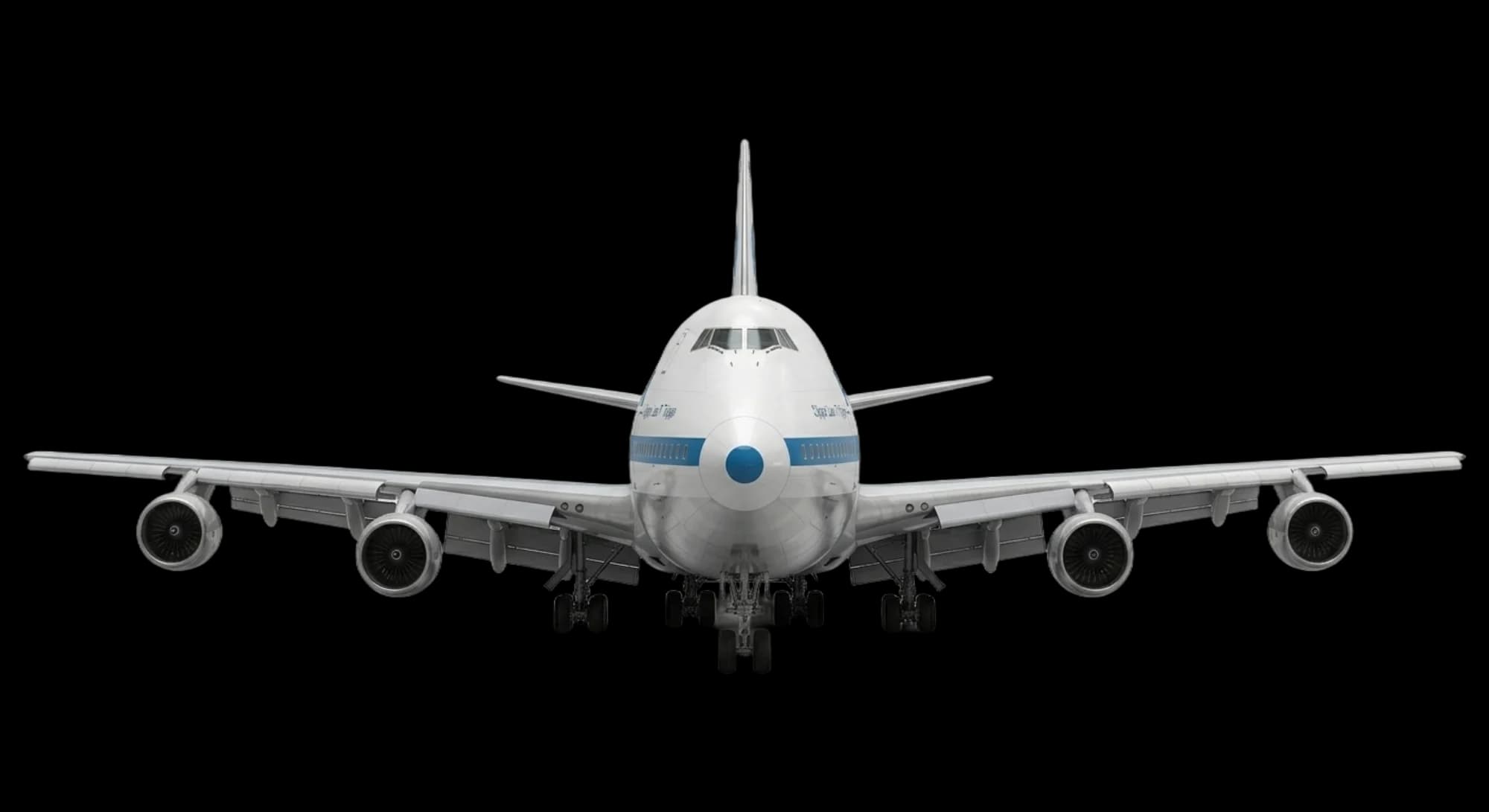 Boeing 747 1969 - Front view