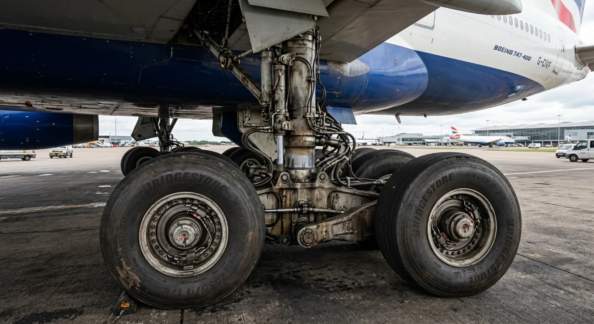 Boeing 747 1969 - Landing Gear view