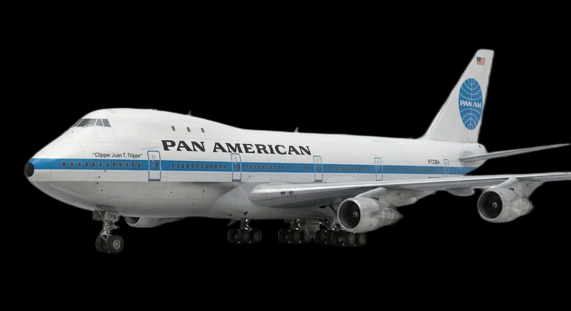 Boeing 747 1969 - Profile view