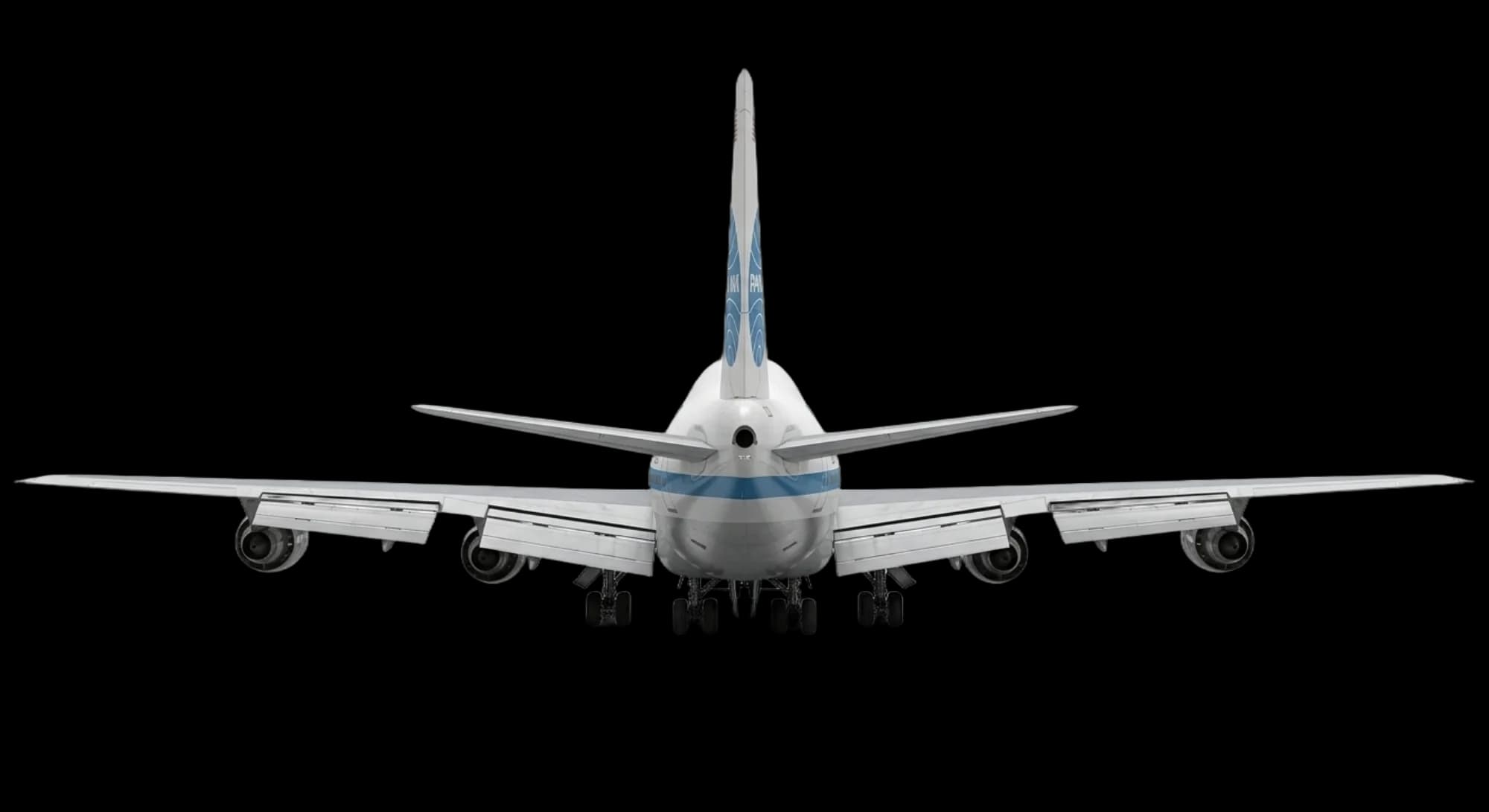 Boeing 747 1969 - Rear view