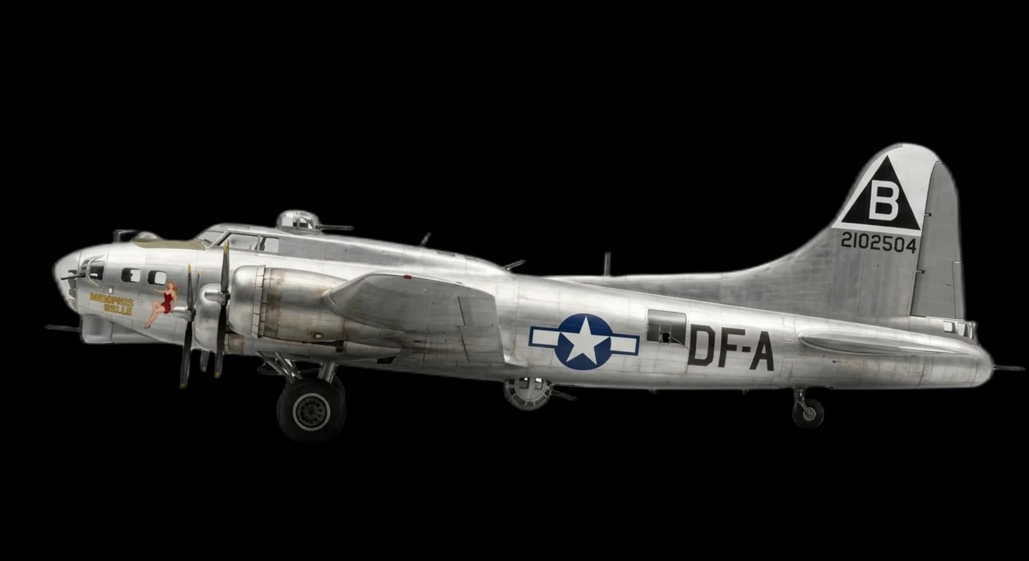 Boeing B-17 Flying Fortress 1935 - Profile view