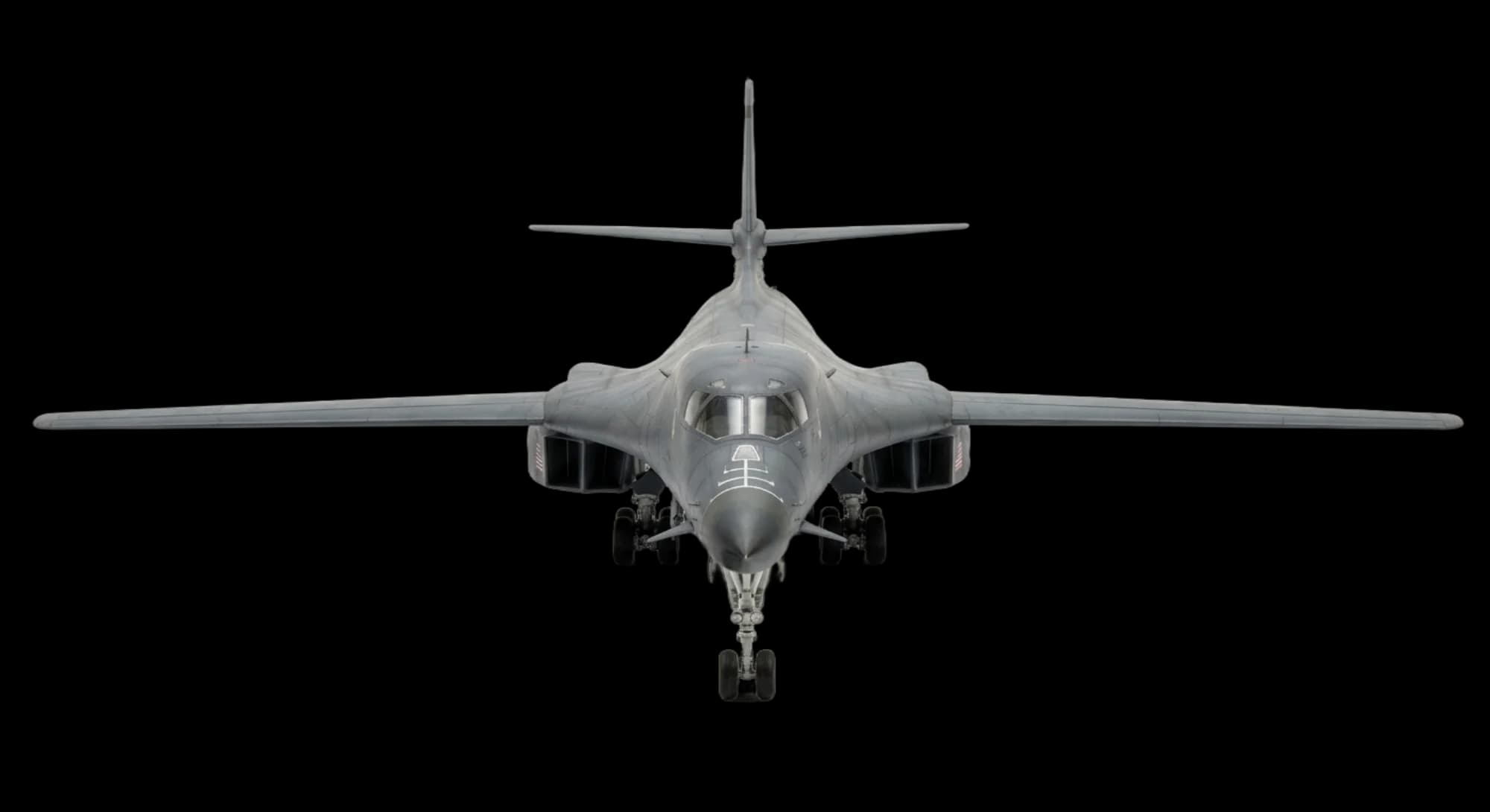 Rockwell International Rockwell B-1B Lancer 1983 - Front view