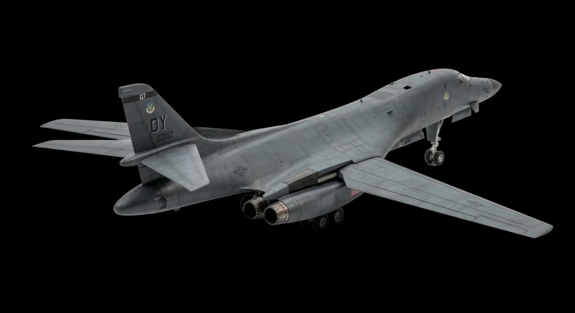 Rockwell International Rockwell B-1B Lancer 1983 - Rear 3/4 view