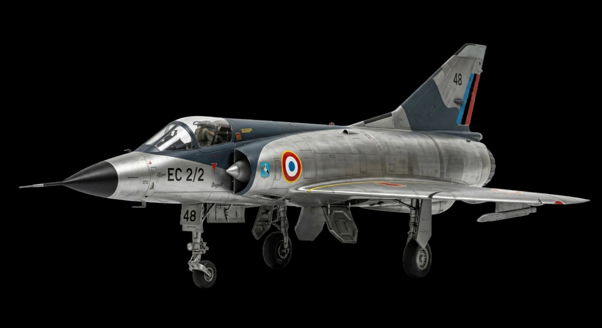 1956 Dassault Aviation Mirage III - Front 3/4 - Fighter aircraft