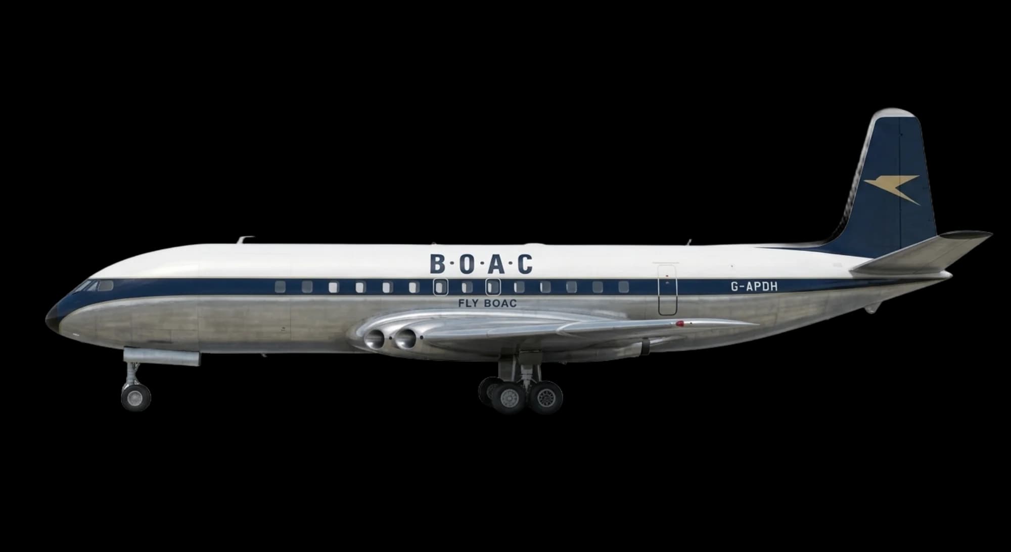 de Havilland de Havilland Comet 1949 - Profile view