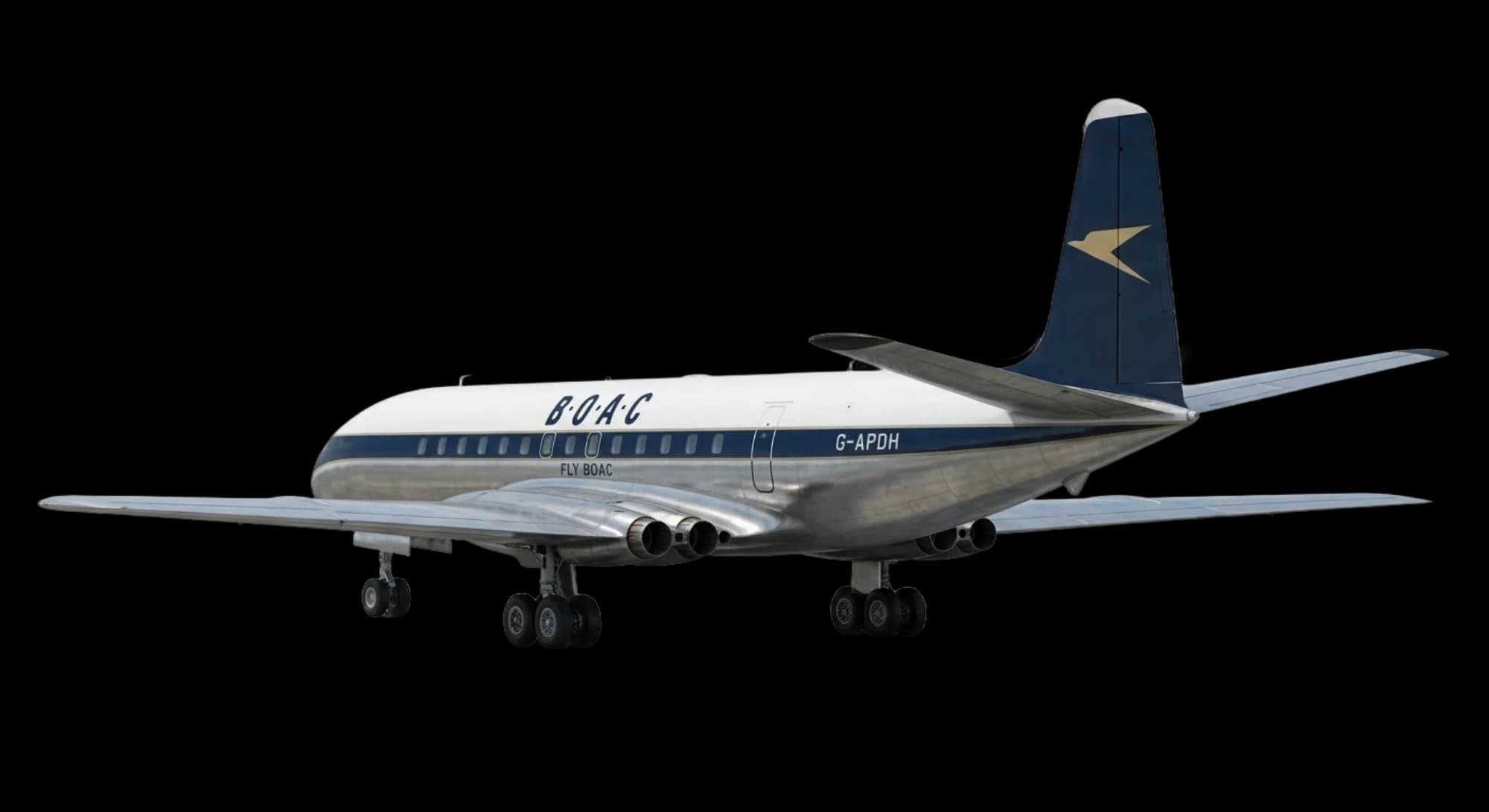 de Havilland de Havilland Comet 1949 - Rear 3/4 view