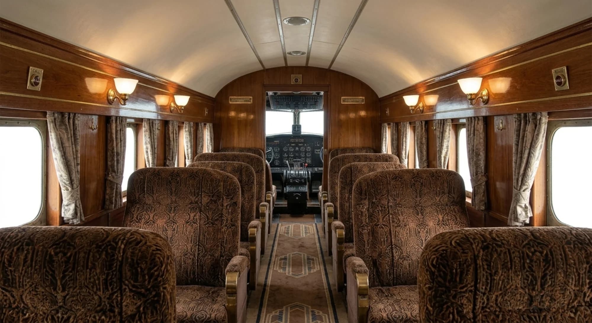 1935 Douglas Aircraft DC-3 - Cabin - Airliner aircraft