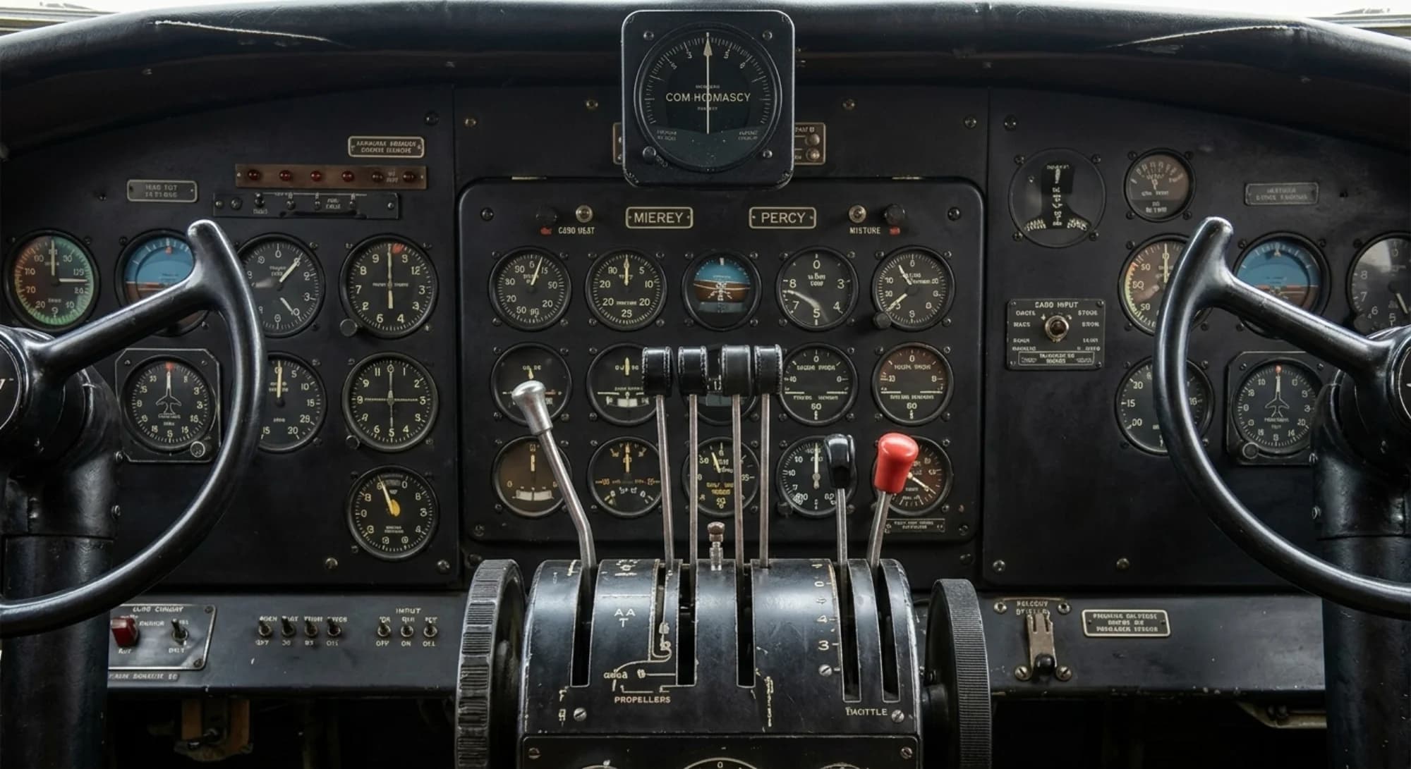 1935 Douglas Aircraft DC-3 - Instrument Detail - Airliner aircraft