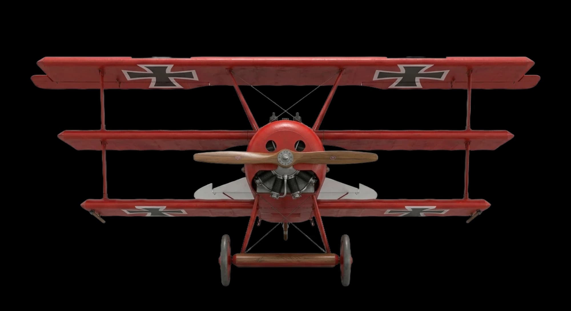 1917 Fokker Fokker Dr.I - Front - Fighter aircraft