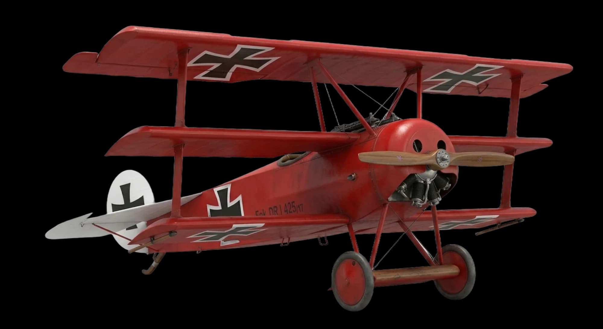 1917 Fokker Fokker Dr.I - Profile - Fighter aircraft