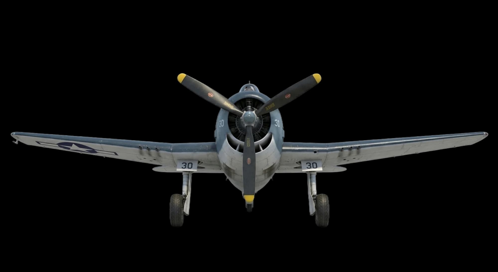 Grumman F6F Hellcat 1942 - Front view