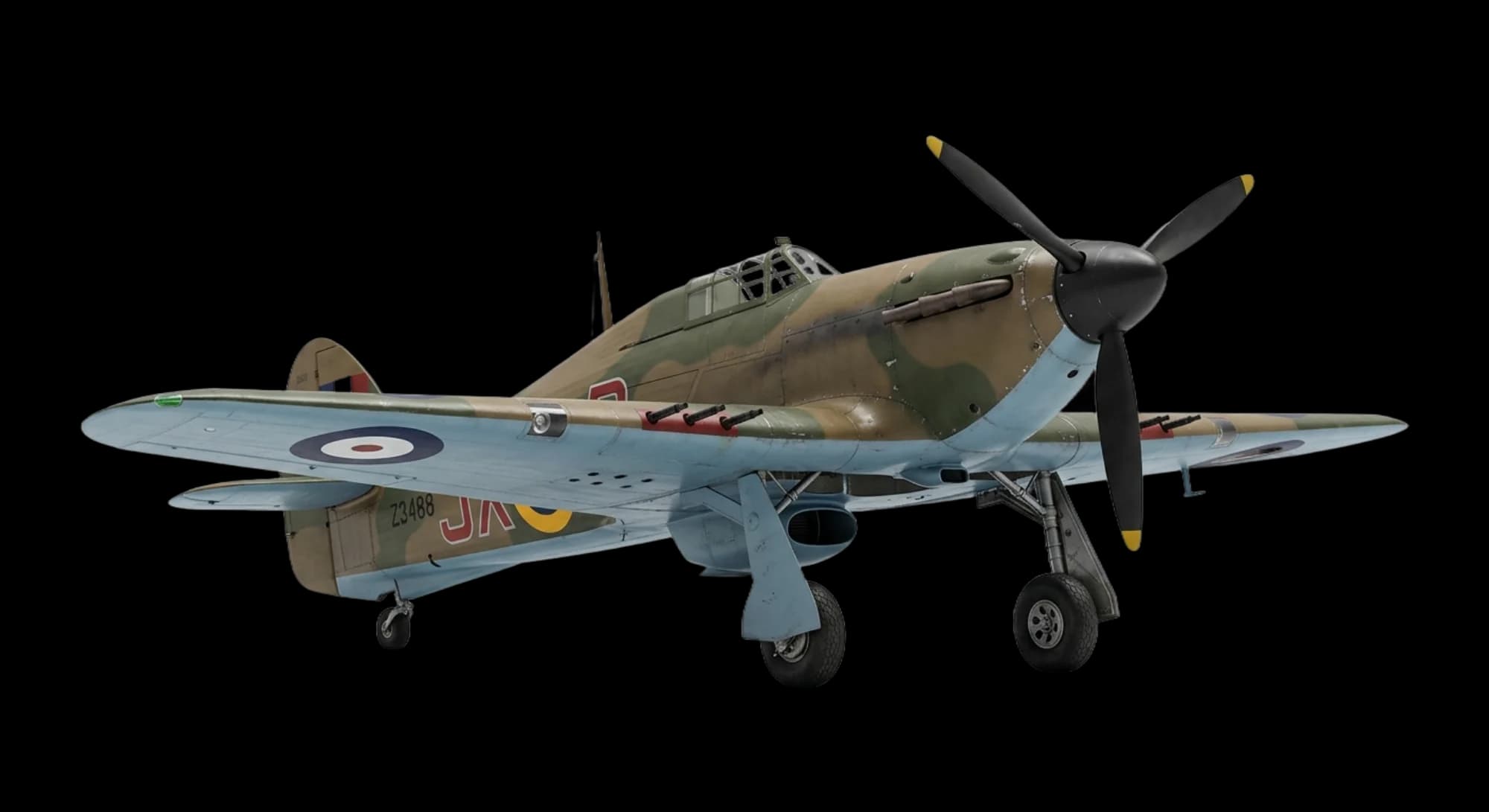 1935 Hawker Aircraft Hawker Hurricane - Front 3/4 - Fighter aircraft