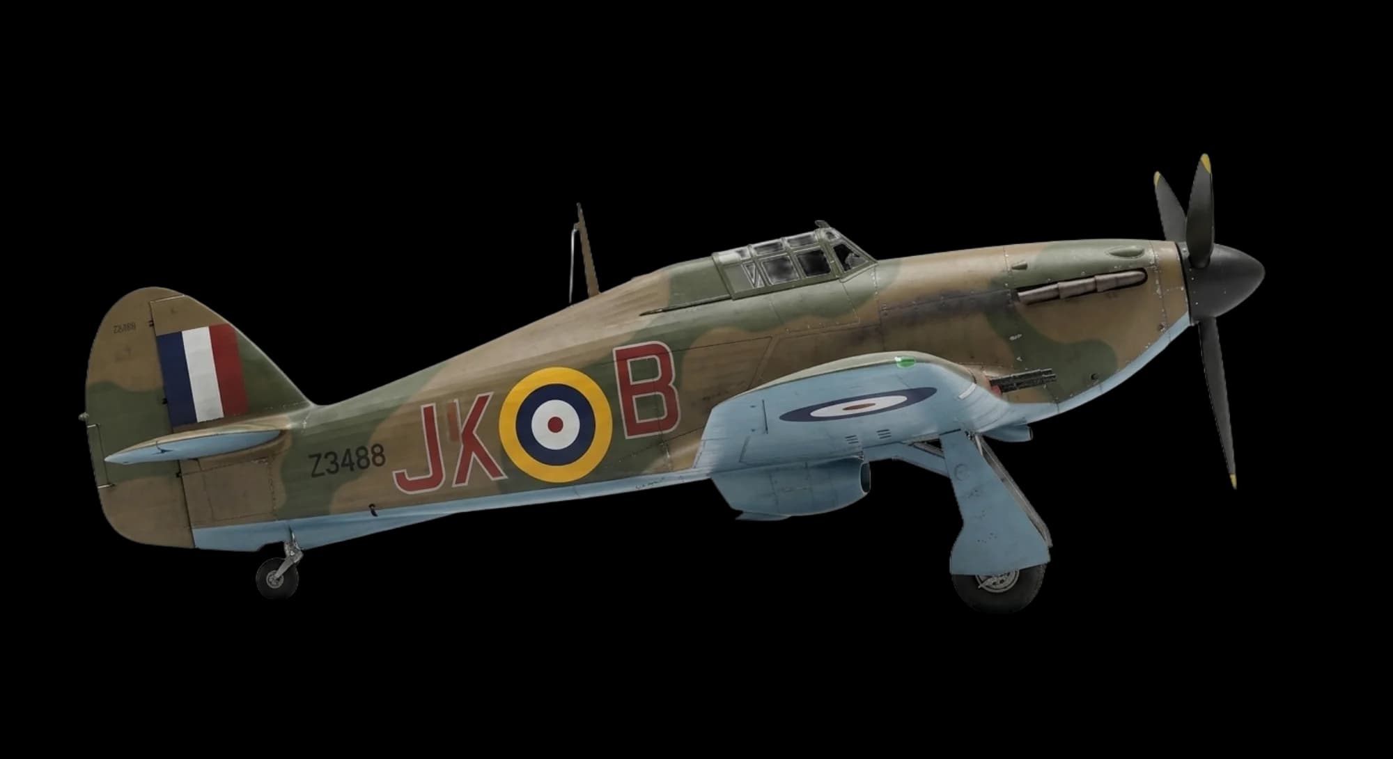 1935 Hawker Aircraft Hawker Hurricane - Profile - Fighter aircraft
