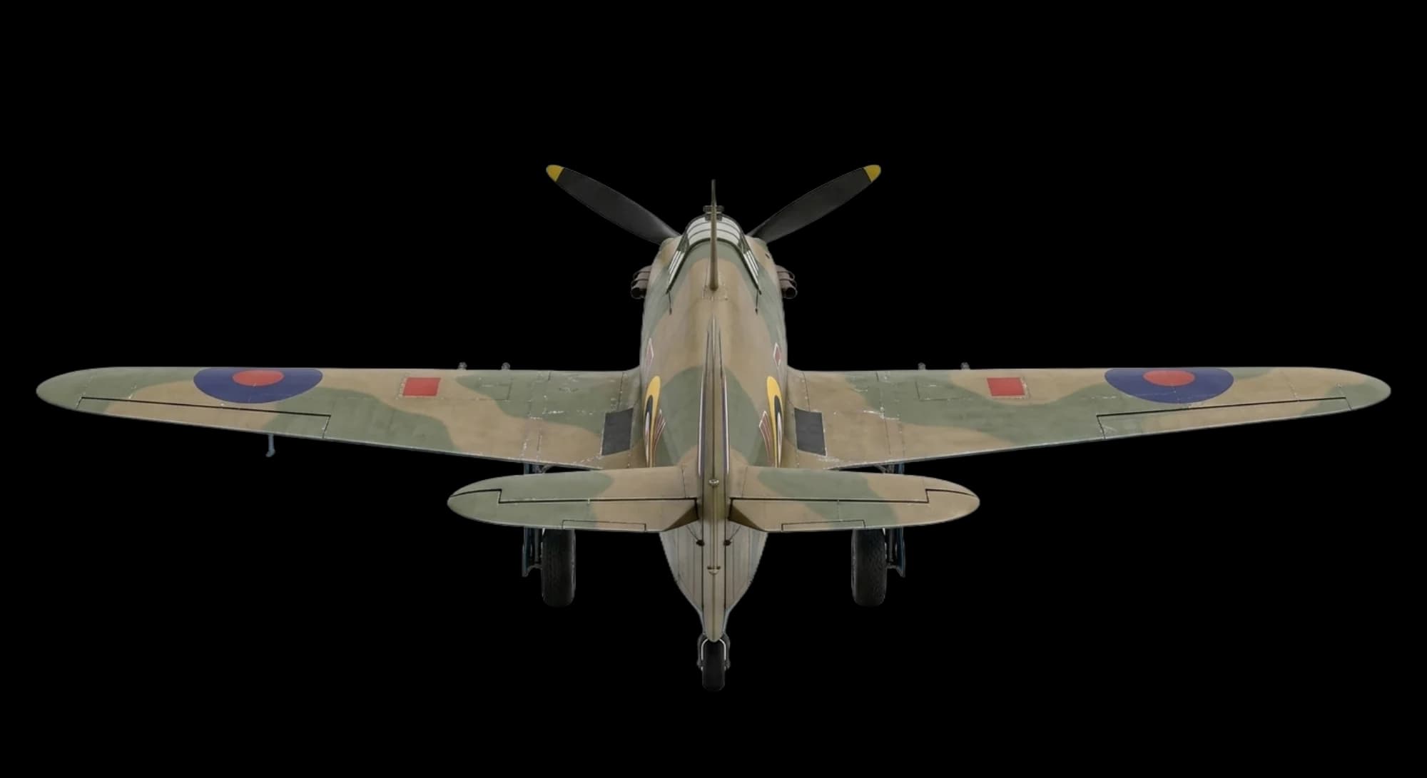 1935 Hawker Aircraft Hawker Hurricane - Rear - Fighter aircraft