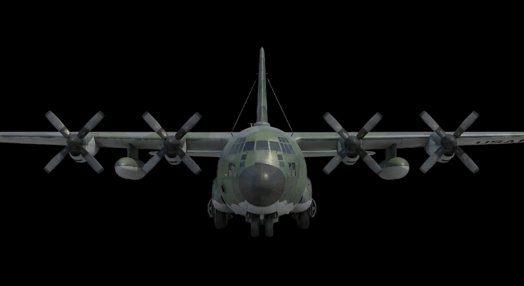 Lockheed Martin C-130 Hercules 1954 - Front view