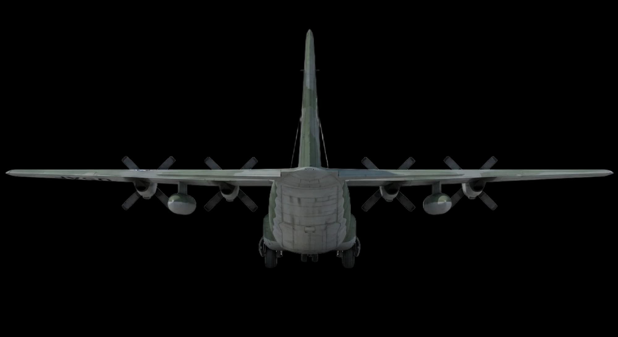 Lockheed Martin C-130 Hercules 1954 - Rear view