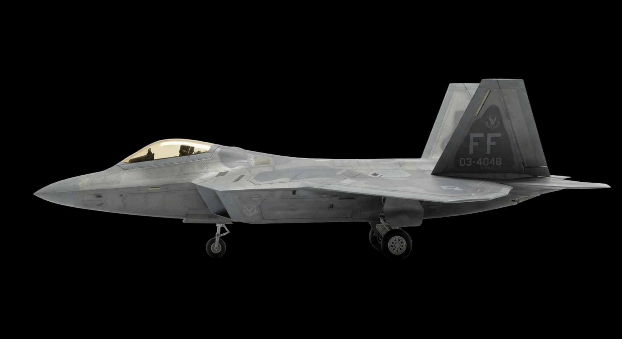 1997 Lockheed Martin Lockheed Martin F-22 Raptor - Profile - Fighter aircraft