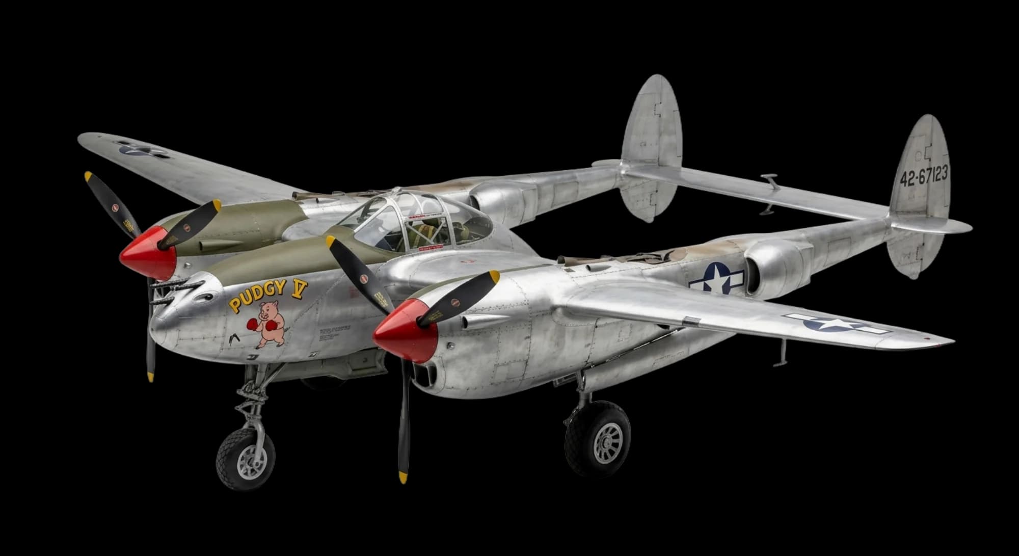 Lockheed Martin Lockheed P-38 Lightning 1939 - Front 3/4 view
