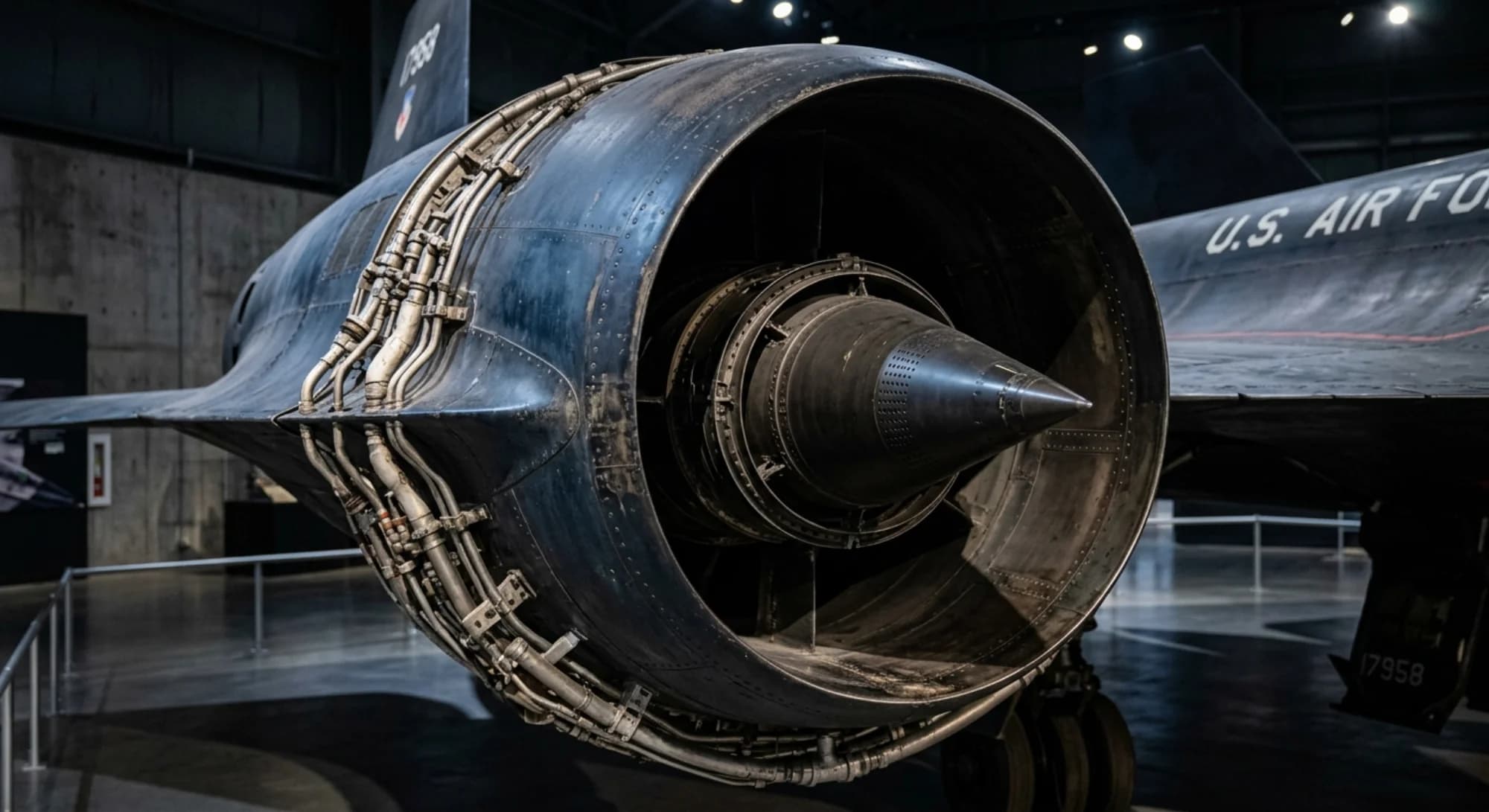 Lockheed Martin SR-71 Blackbird 1964 - Engine view