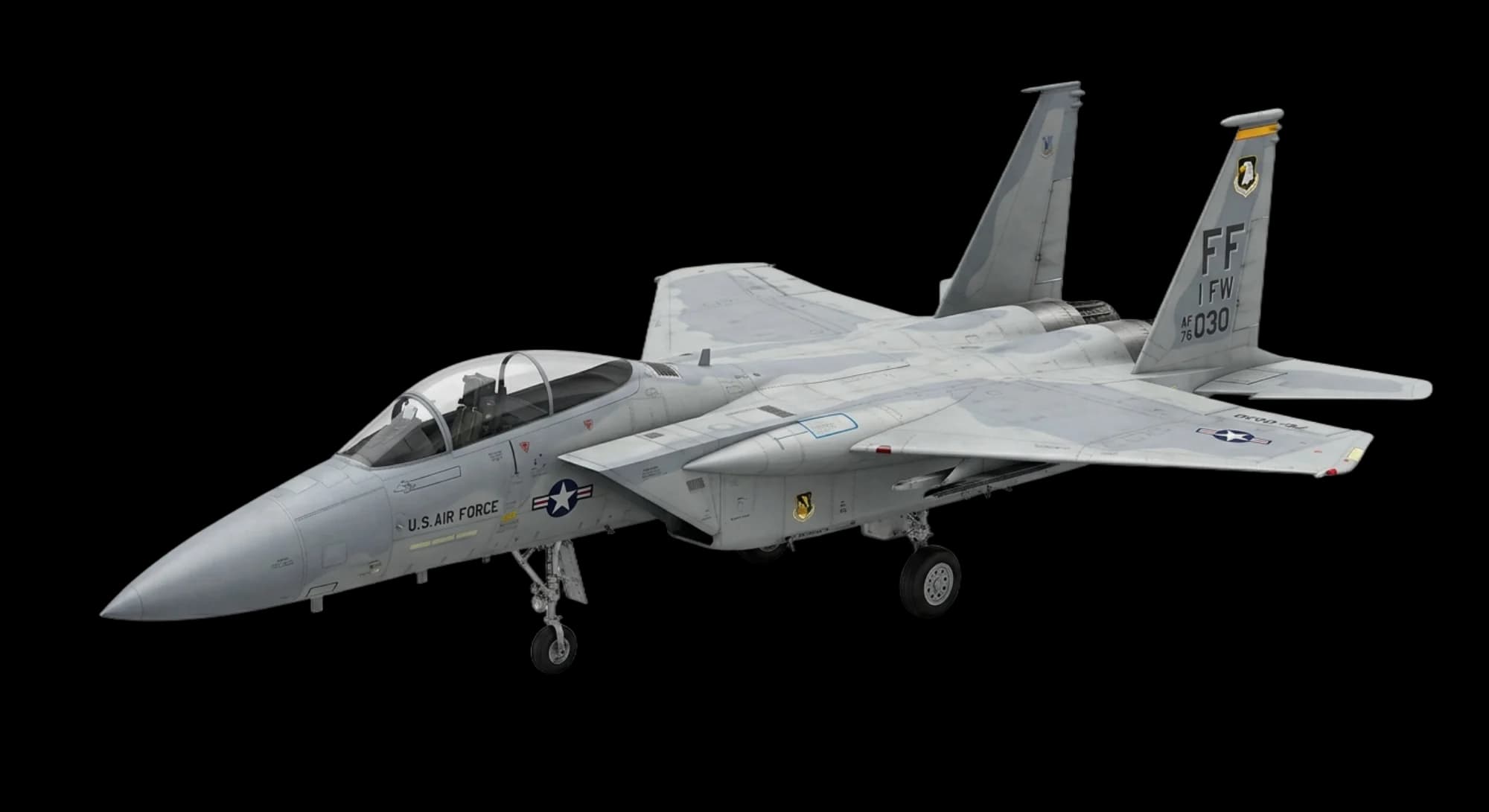 McDonnell Douglas F-15 Eagle 1972 - Front 3/4 view