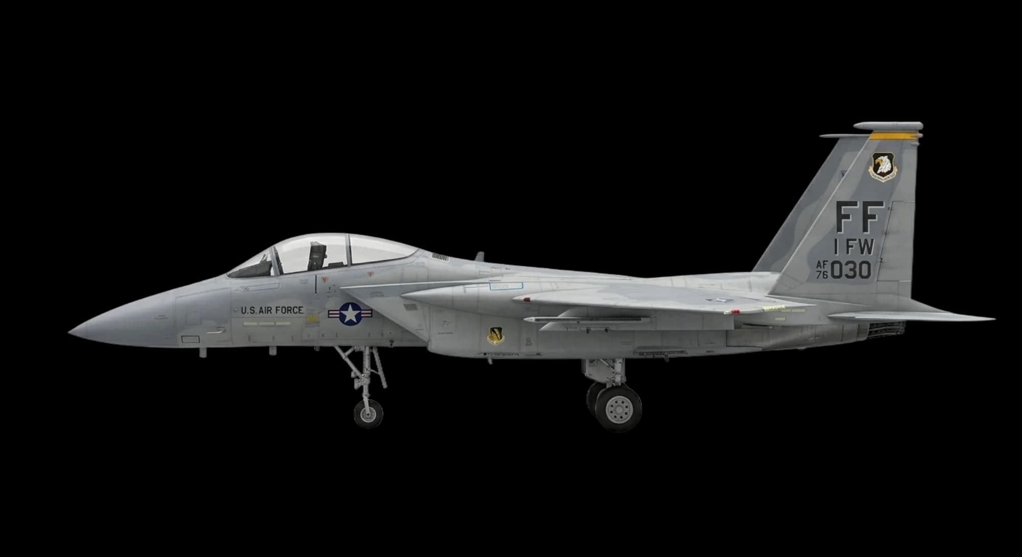 McDonnell Douglas F-15 Eagle 1972 - Profile view
