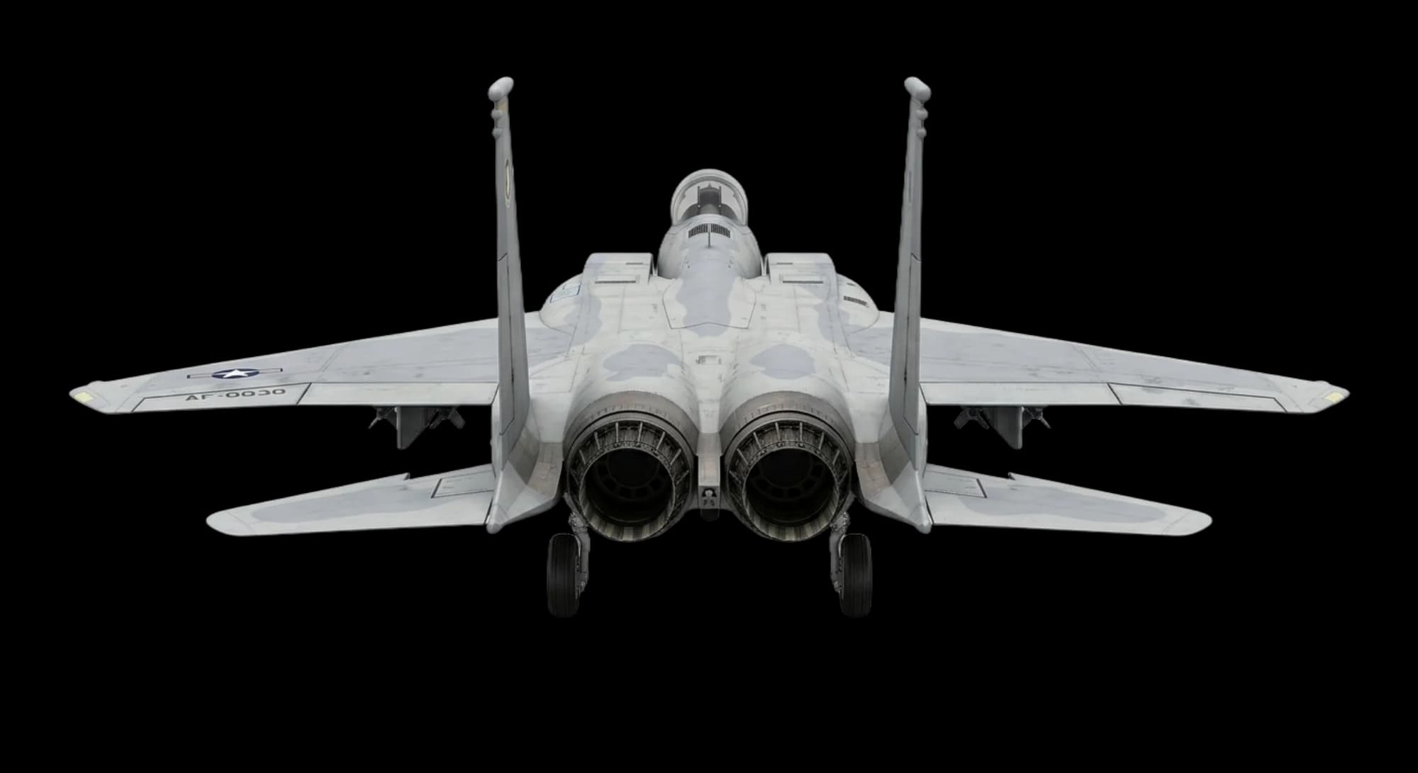 McDonnell Douglas F-15 Eagle 1972 - Rear view