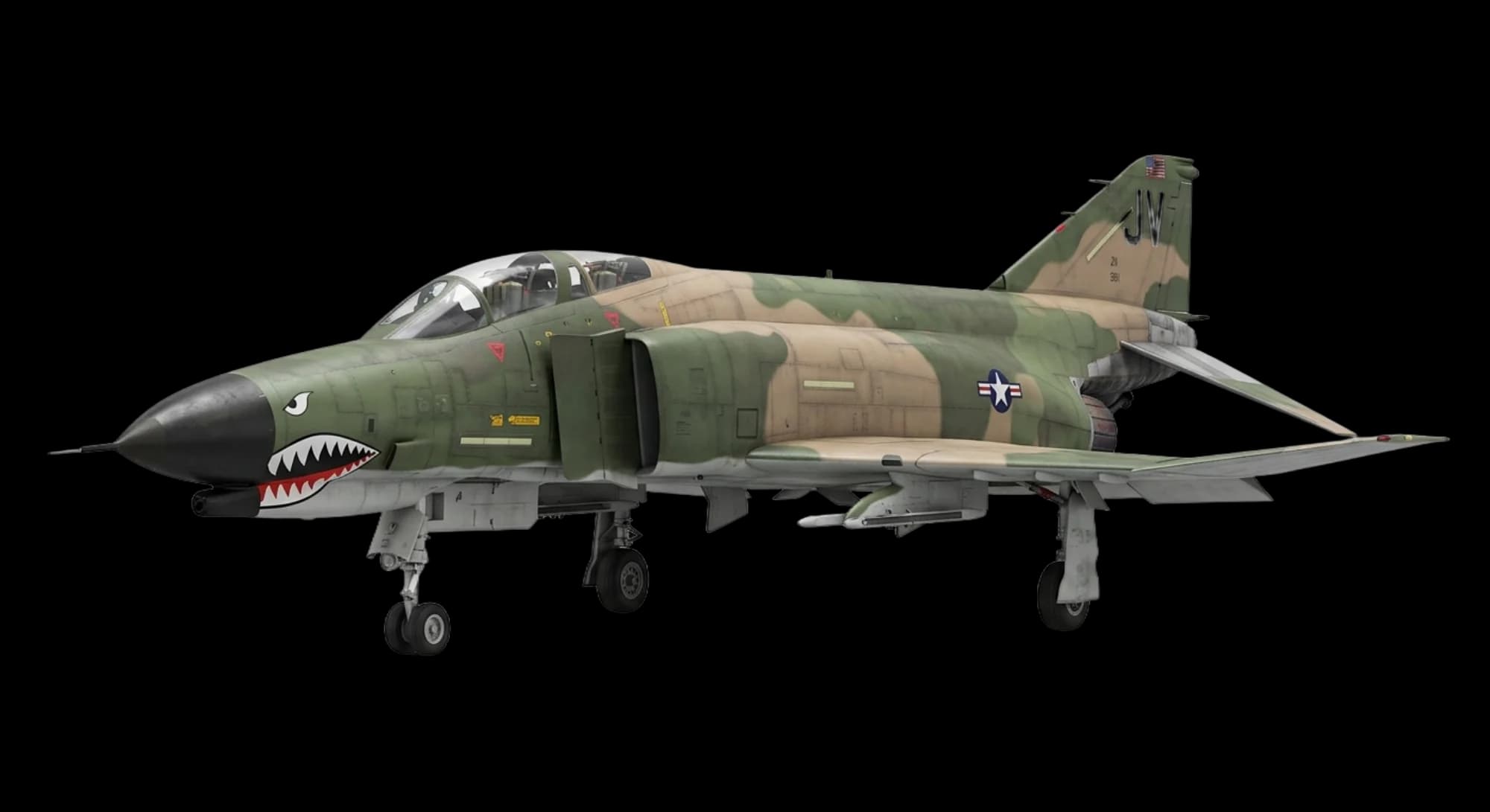 1958 McDonnell Douglas F-4 Phantom II - Front 3/4 - Fighter aircraft