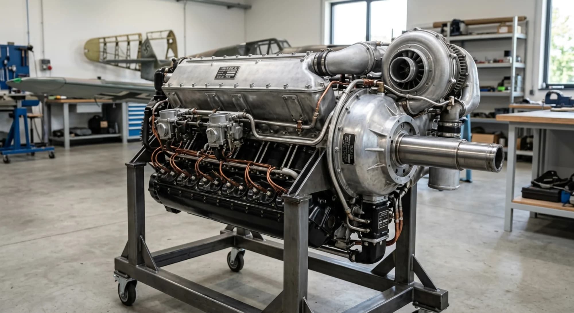 1935 Messerschmitt Bf 109 - Engine - Fighter aircraft