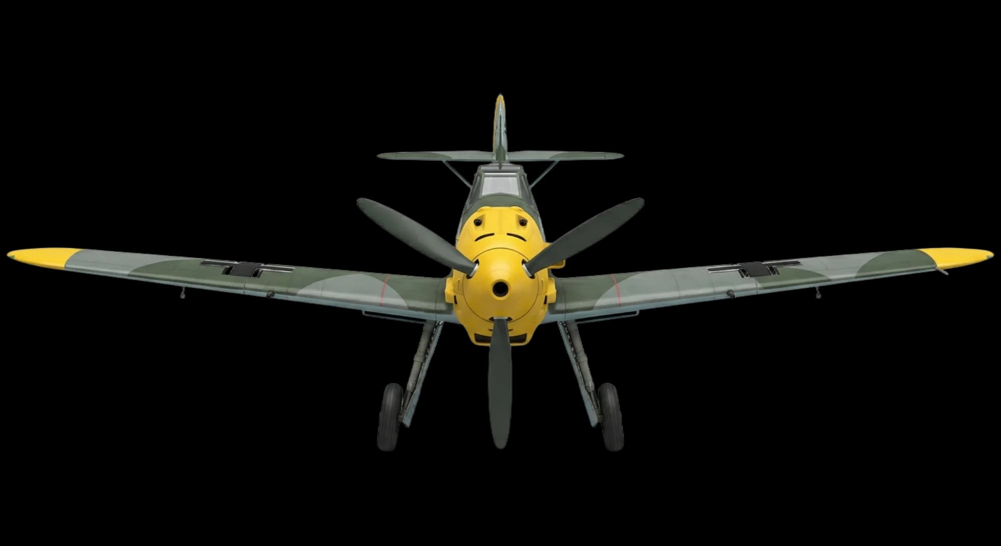 1935 Messerschmitt Bf 109 - Front - Fighter aircraft