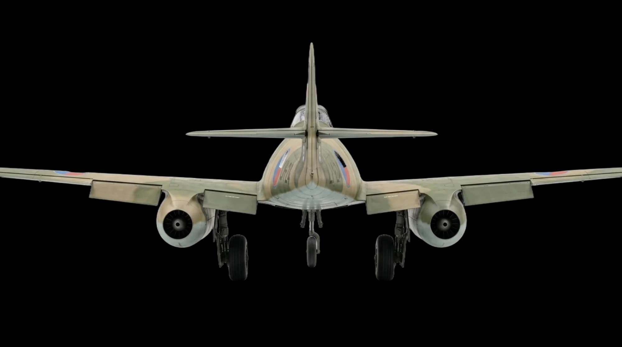 Messerschmitt Me 262 1942 - Rear view