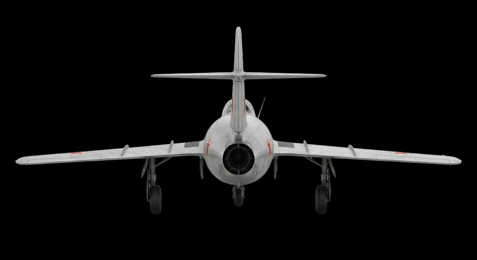 1947 Mikoyan-Gurevich MiG-15 - Rear - Fighter aircraft