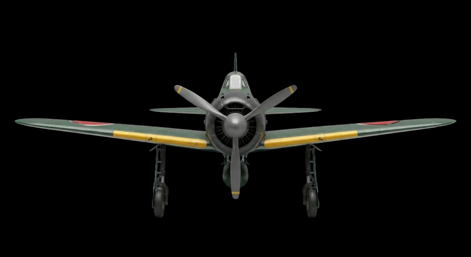 Mitsubishi Aircraft Mitsubishi A6M Zero 1939 - Front view