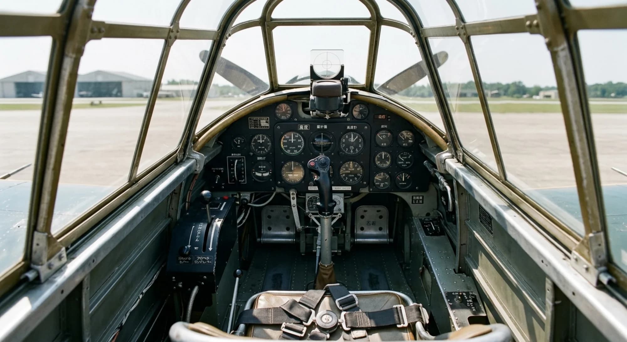 Mitsubishi Aircraft Mitsubishi A6M Zero 1939 - Cockpit view