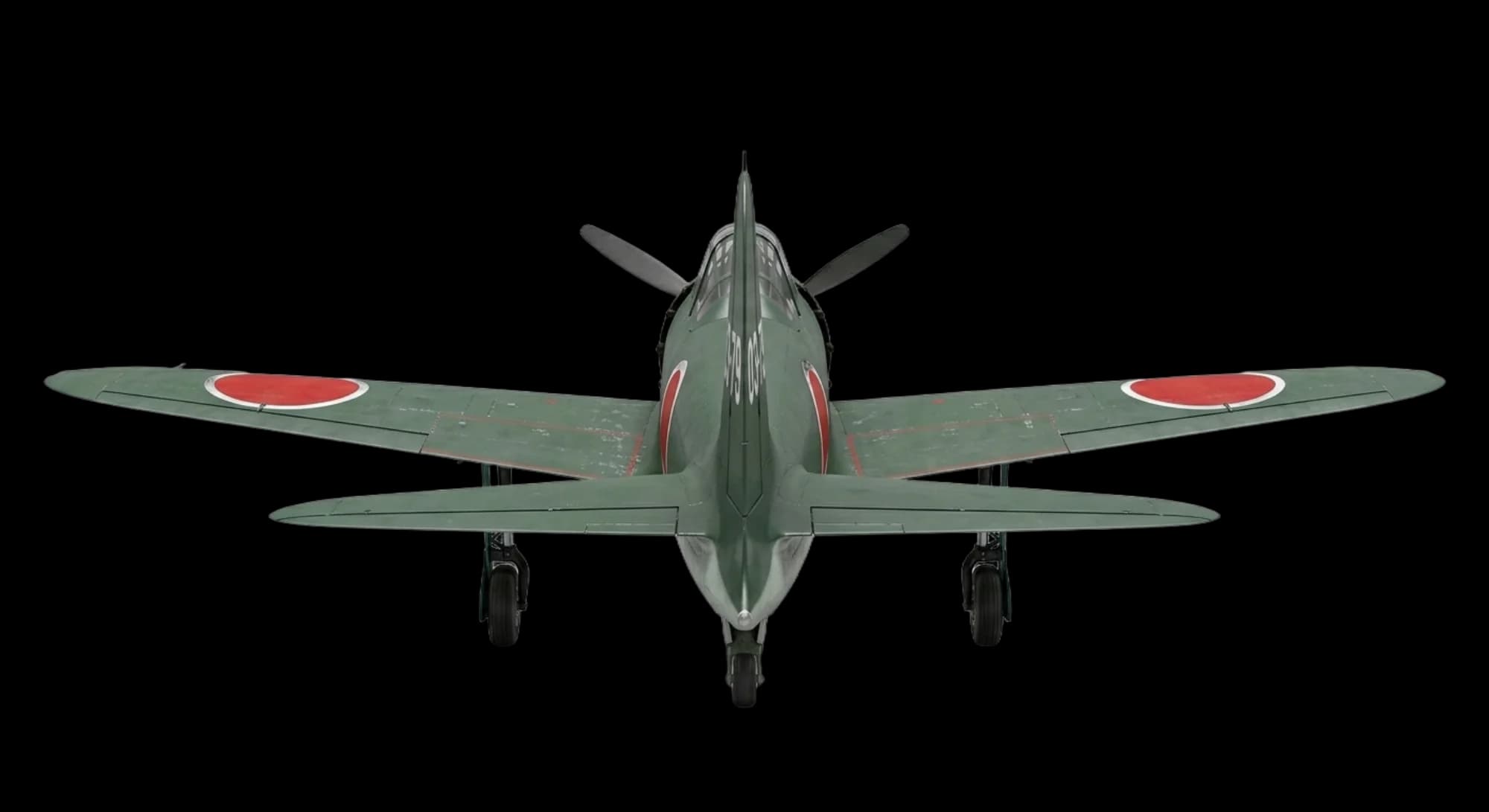 Mitsubishi Aircraft Mitsubishi A6M Zero 1939 - Rear view