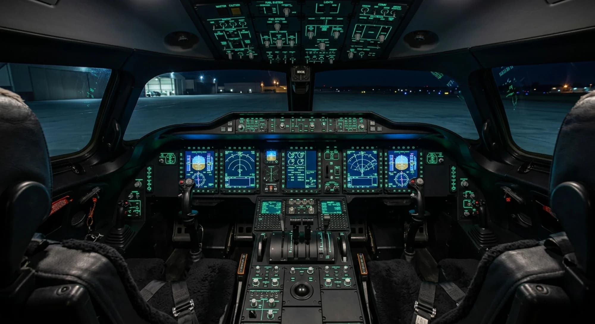 1989 Northrop Grumman B-2 Spirit - Cockpit - Bomber aircraft