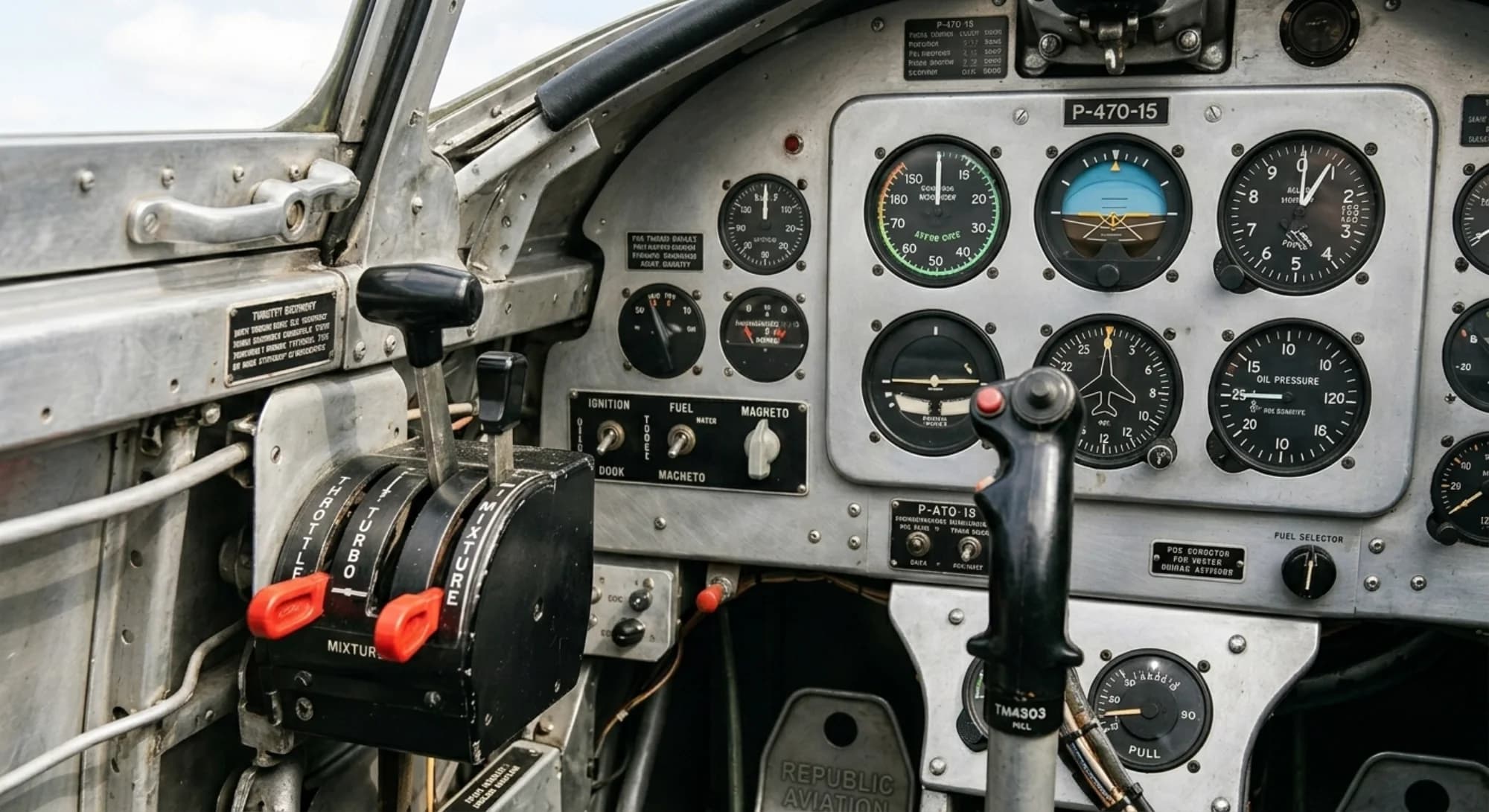 Republic Aviation Republic P-47 Thunderbolt 1941 - Instrument Detail view