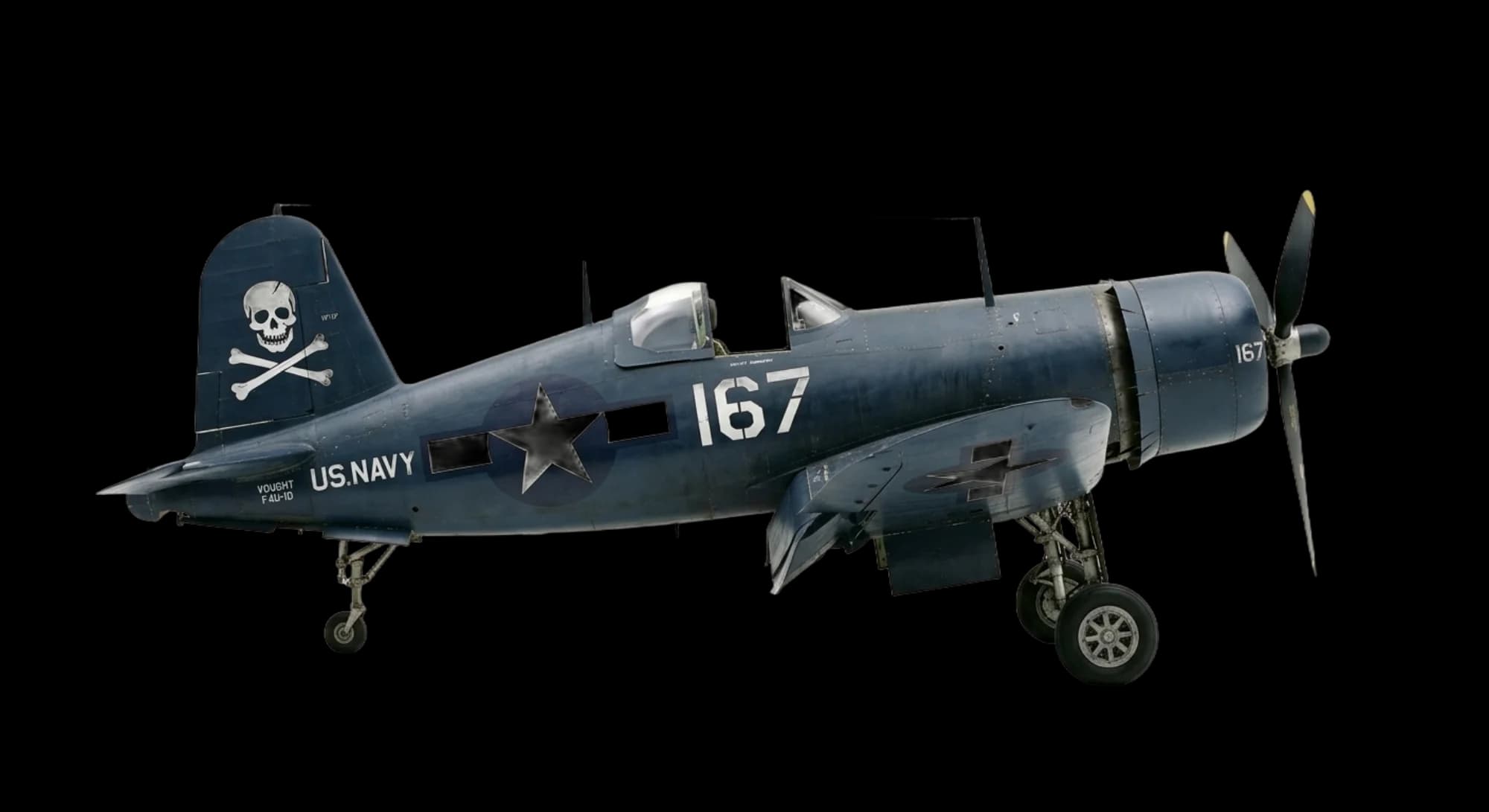 Vought Vought F4U Corsair 1940 - Profile view