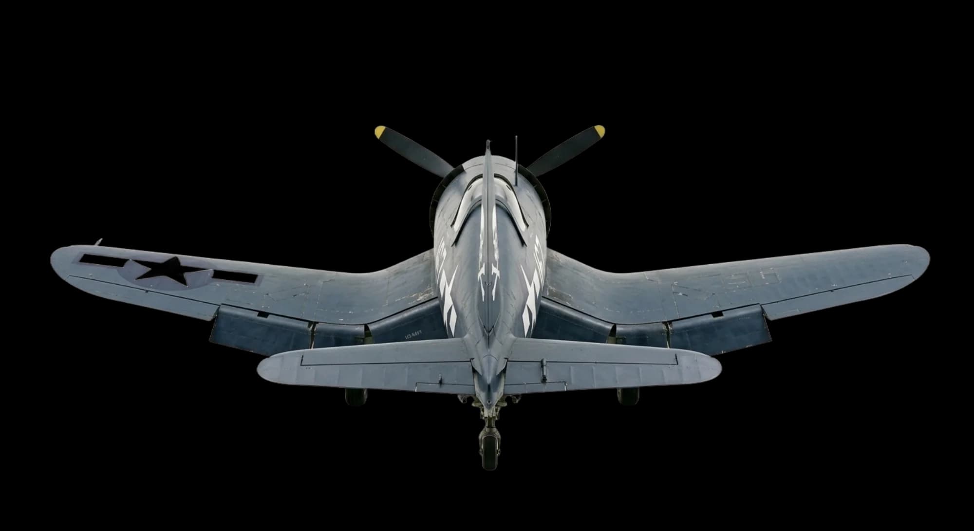 Vought Vought F4U Corsair 1940 - Rear view
