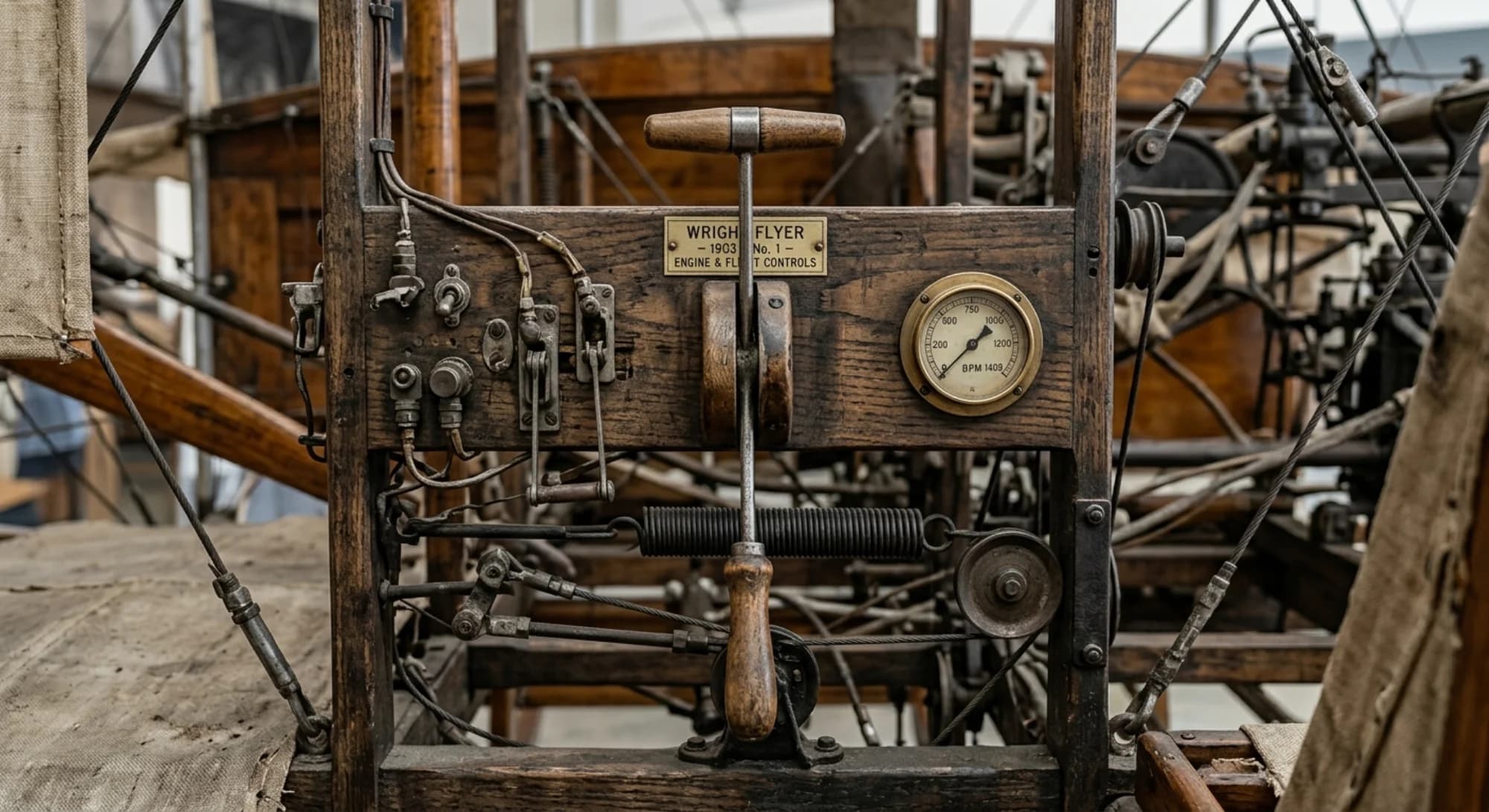 Wright Brothers Wright Flyer 1903 - Instrument Detail view