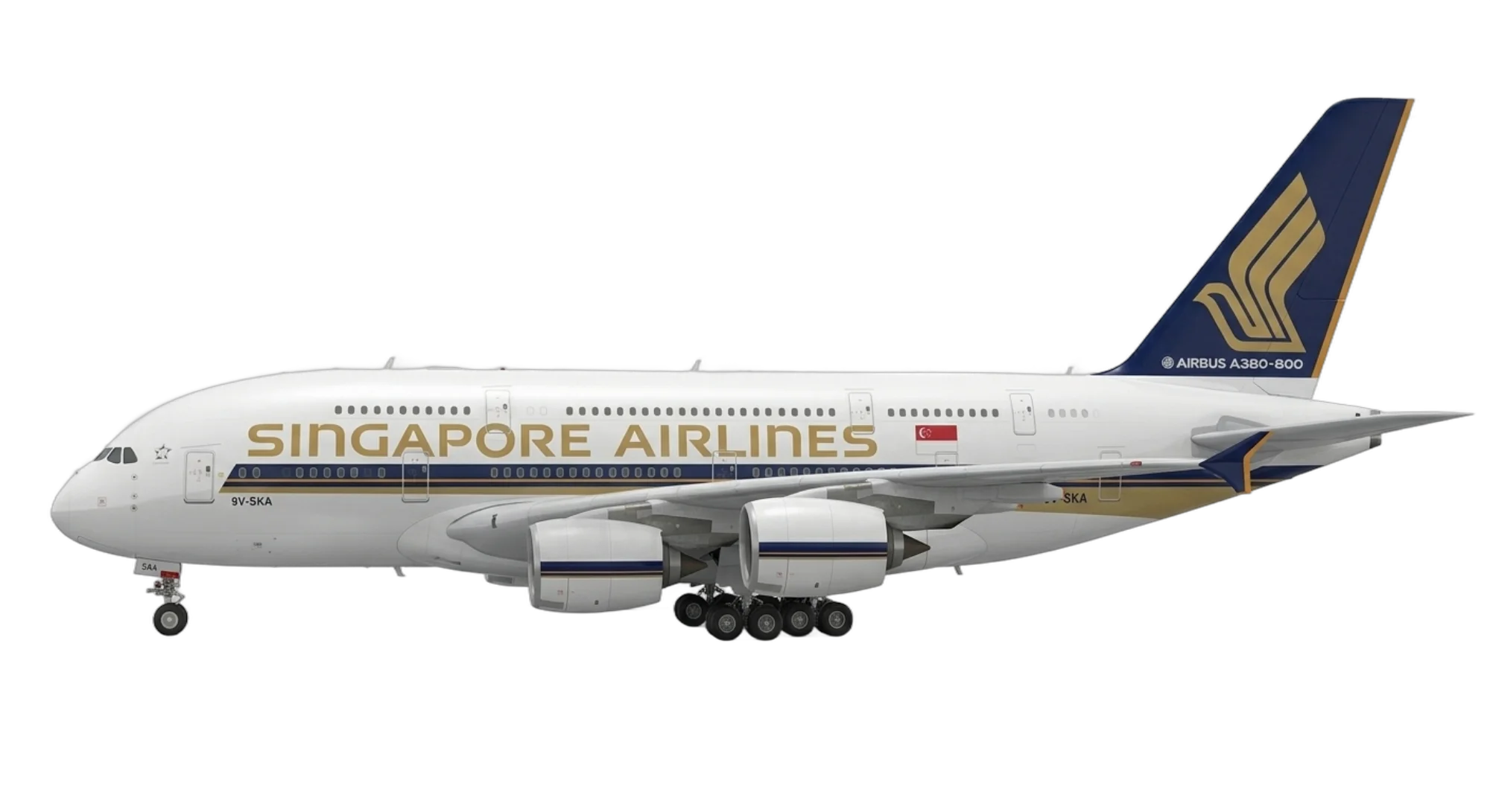 2005 Airbus Airbus A380 - Profile - Airliner aircraft