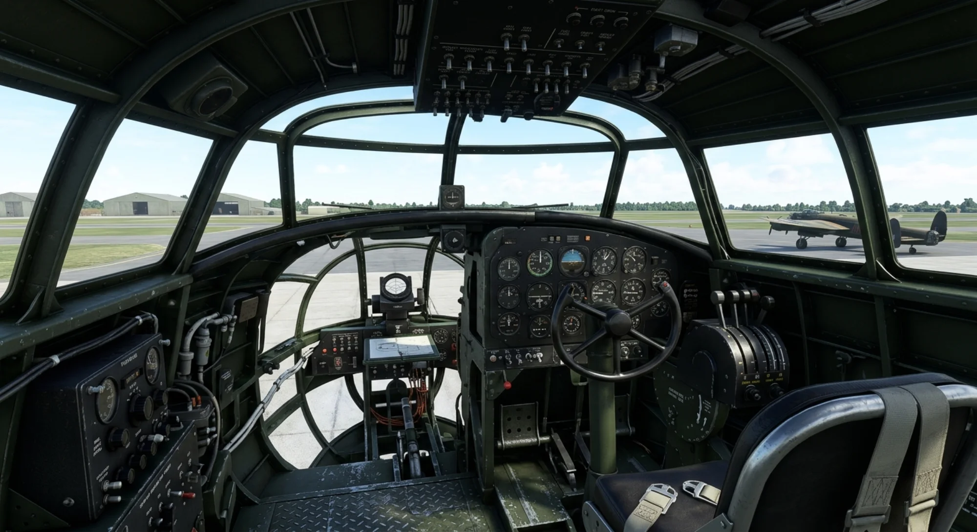 1941 Avro Lancaster - Cockpit - Bomber aircraft