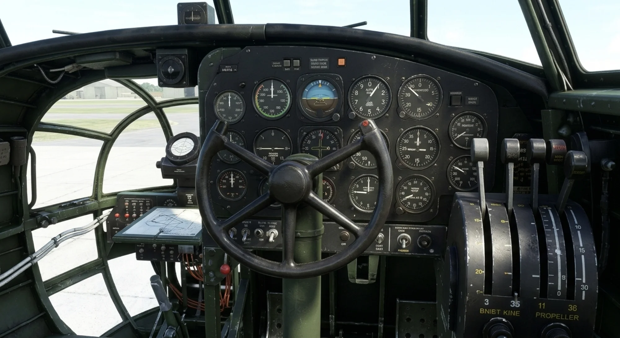 1941 Avro Lancaster - Instrument Detail - Bomber aircraft